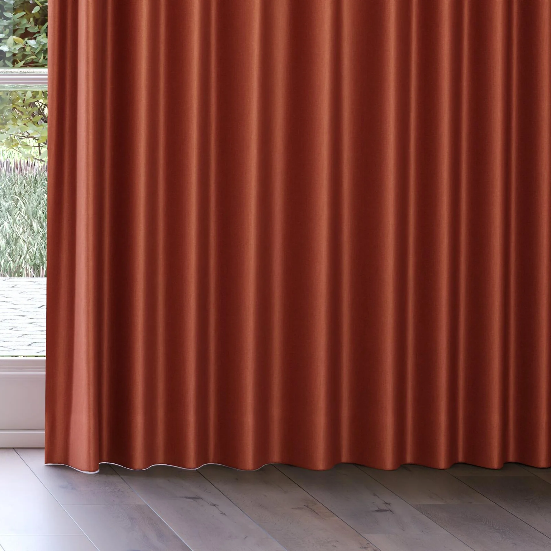 Bottom view of Matrix Canyon, on curtain rail