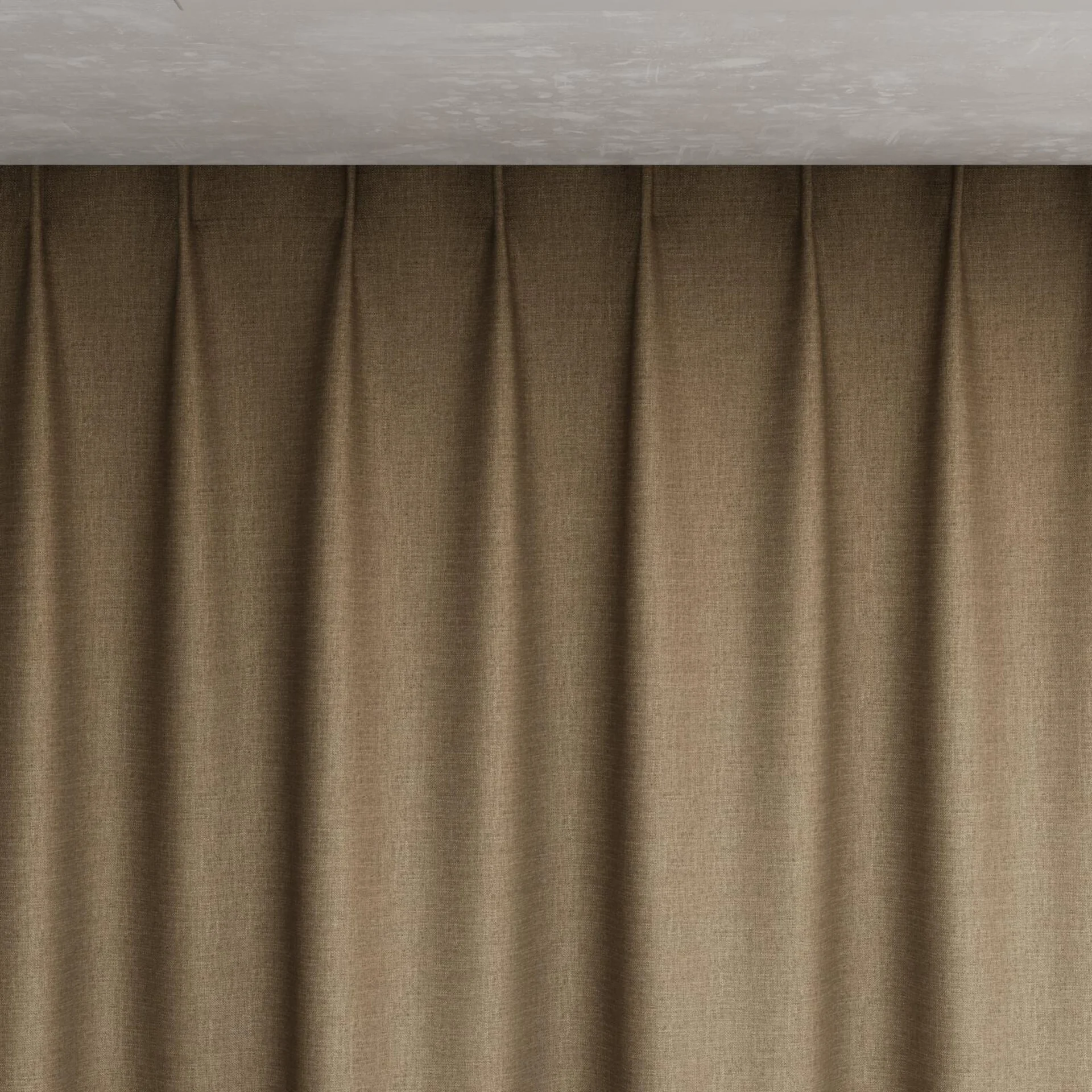 Top view of Frisco Fossil, pinch pleat