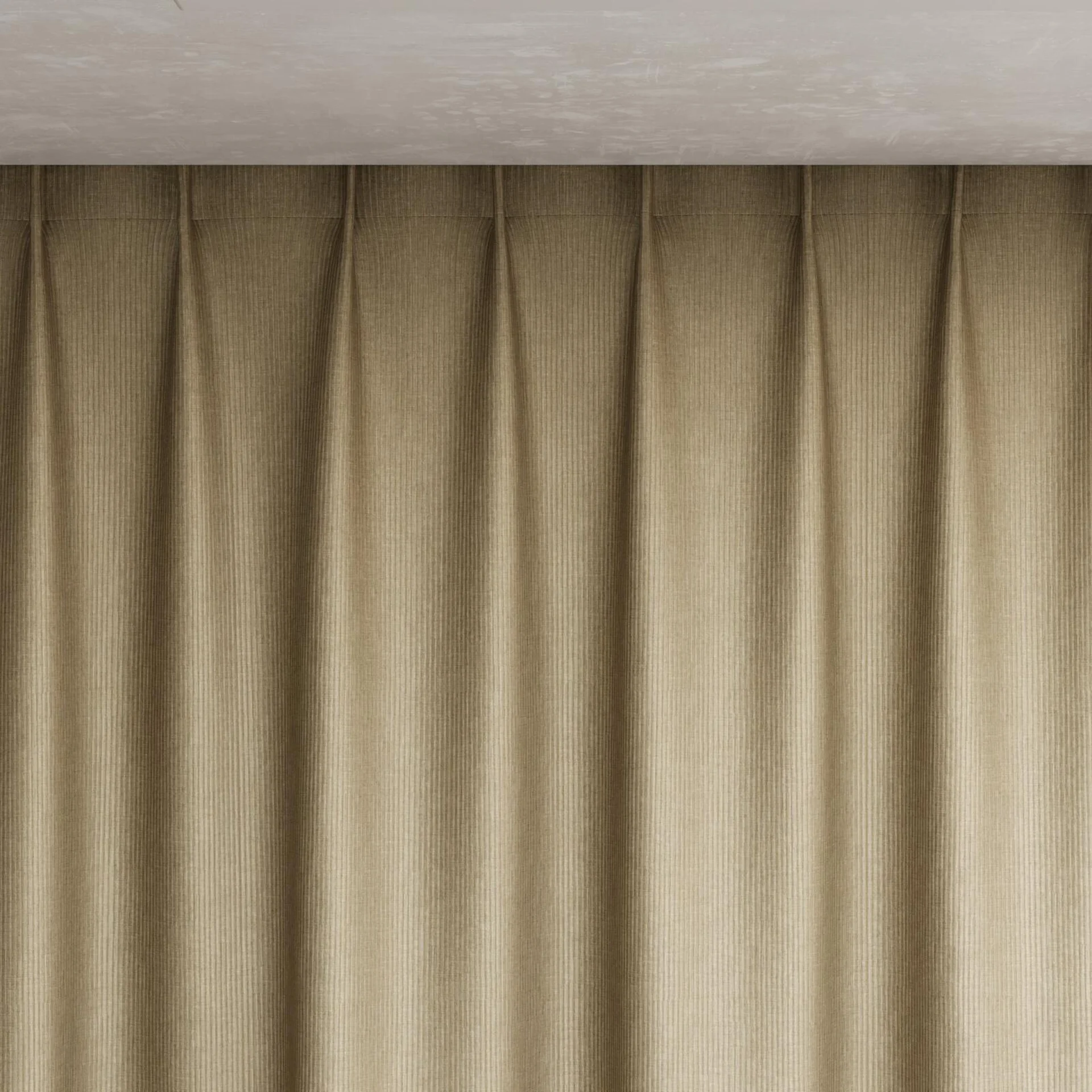 Top view of Hombre Rattan, pinch pleat