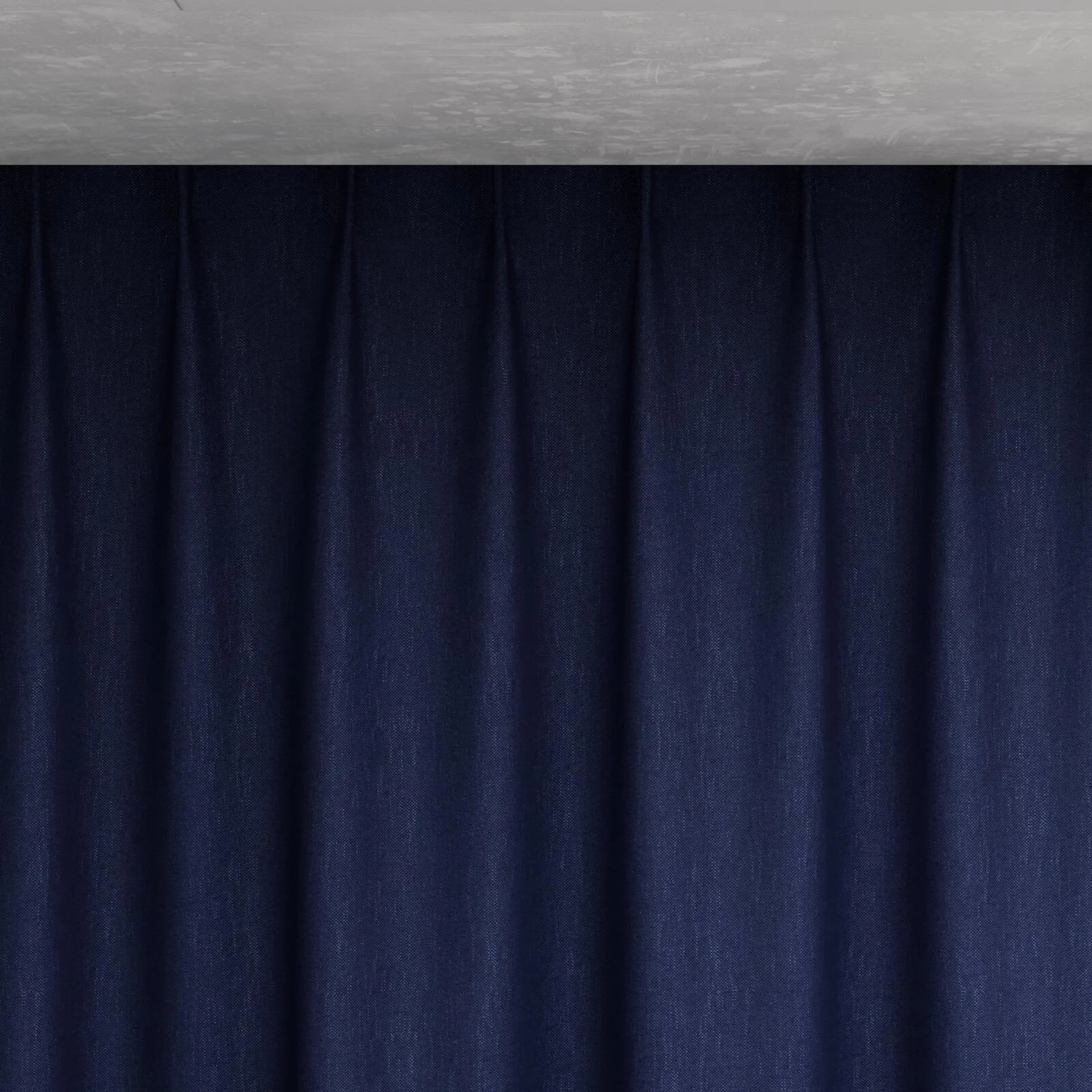 Top view of Bronco Ultramarine, pinch pleat