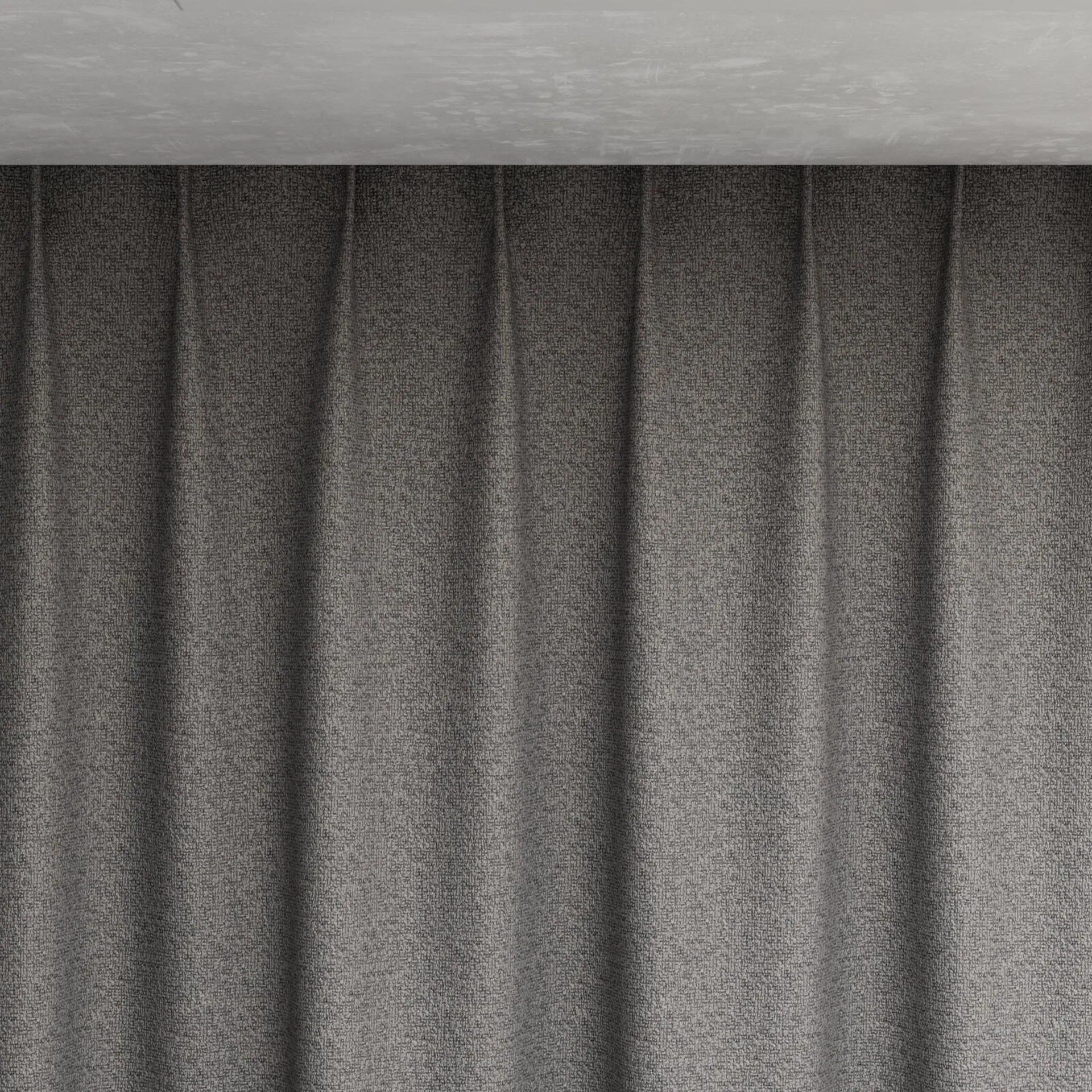 Top view of Sabik Rhodium, pinch pleat