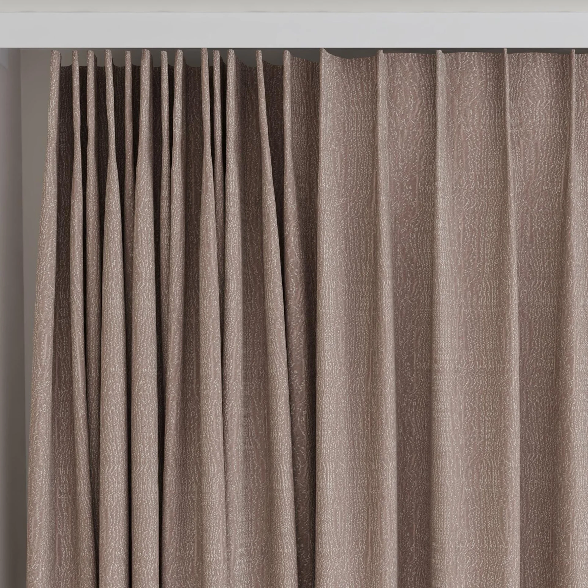 Top view of Jorace Parma, on curtain rail