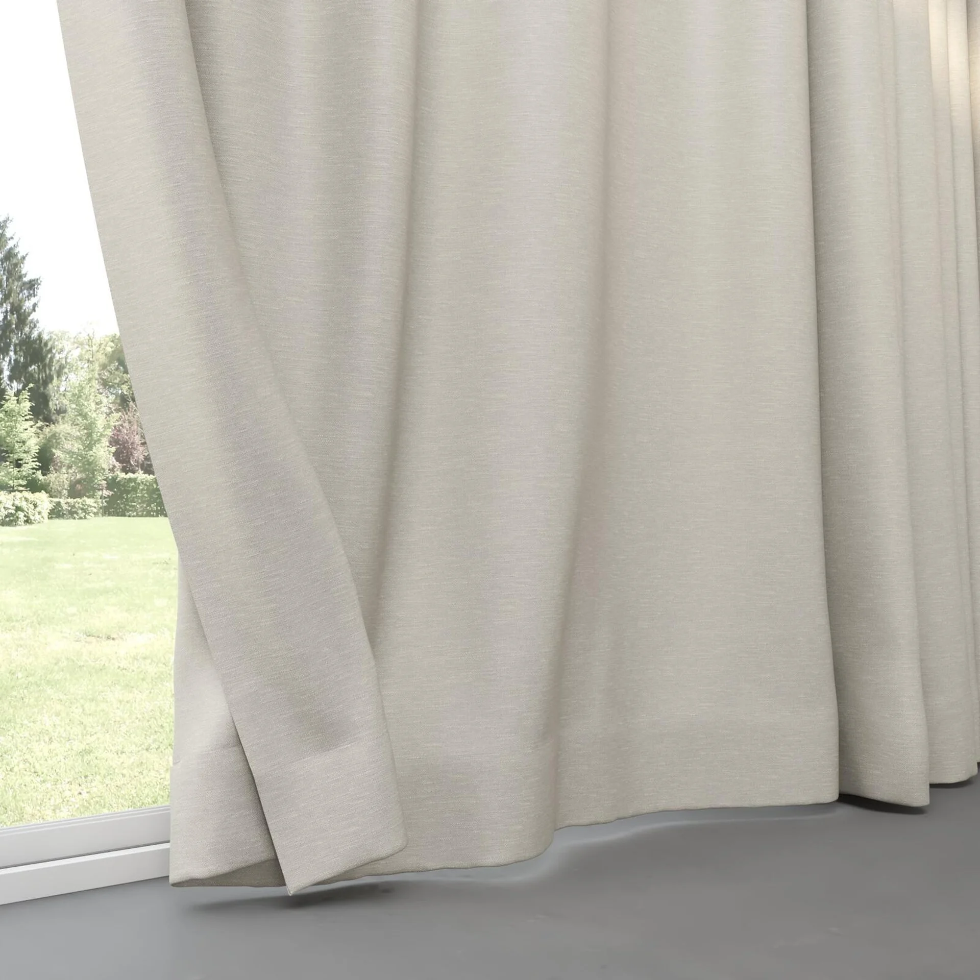 Bottom view of Colourwash Eco Griffin, pinch pleat
