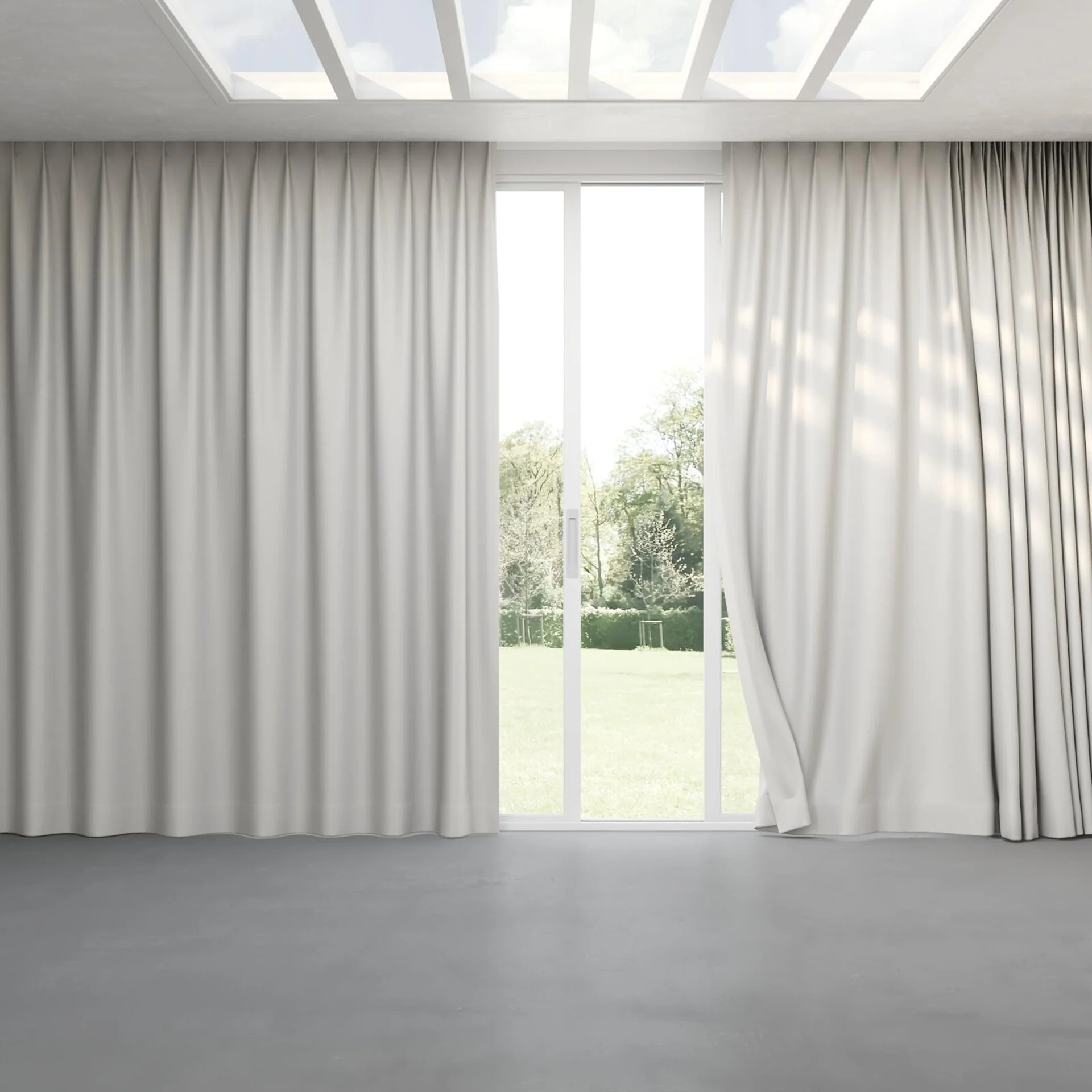 Full view of Matrix FR Ice, pinch pleat