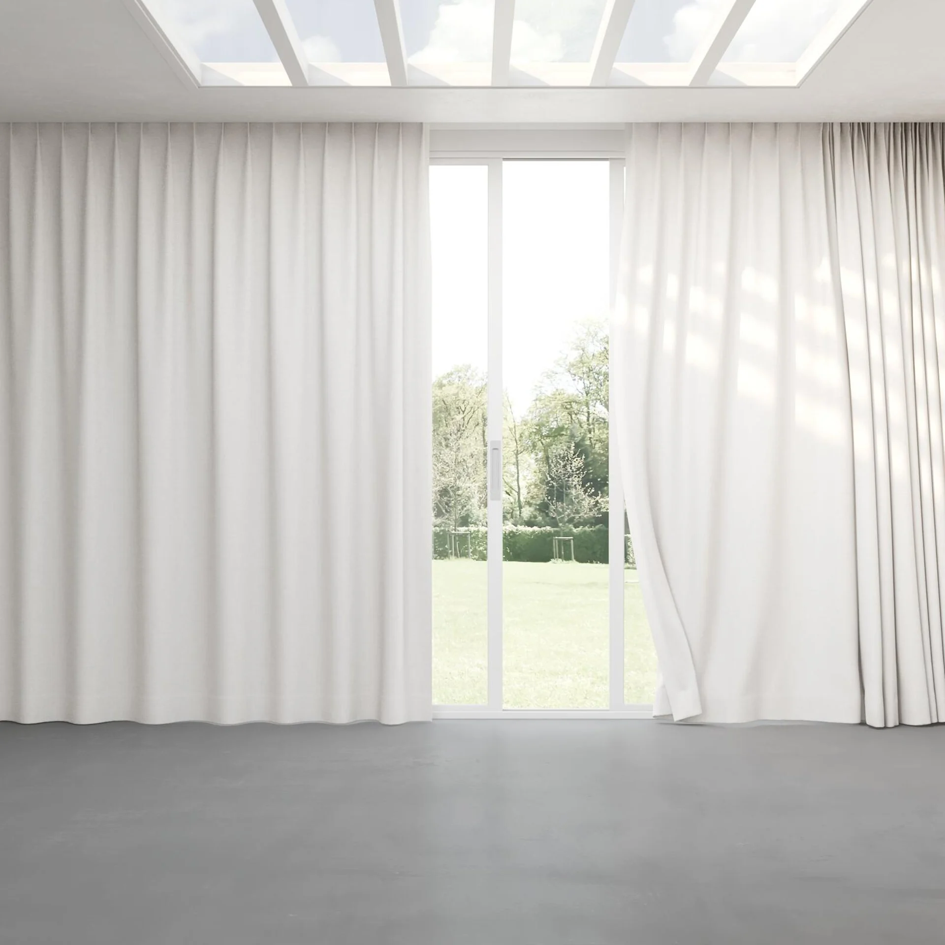 Full view of Envoy 2 Chino 320cm, pinch pleat