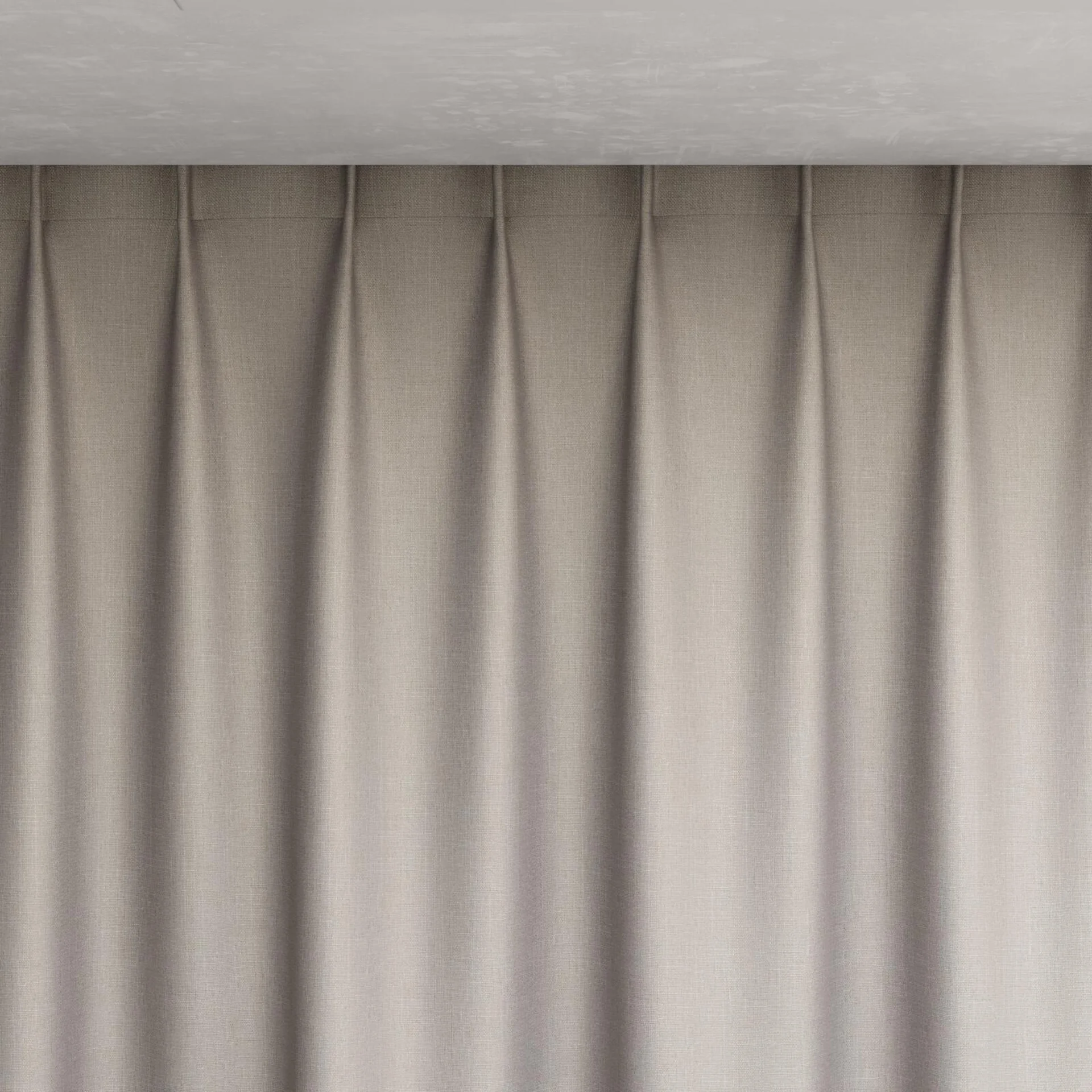Top view of Stallion 2 UC Linen, pinch pleat