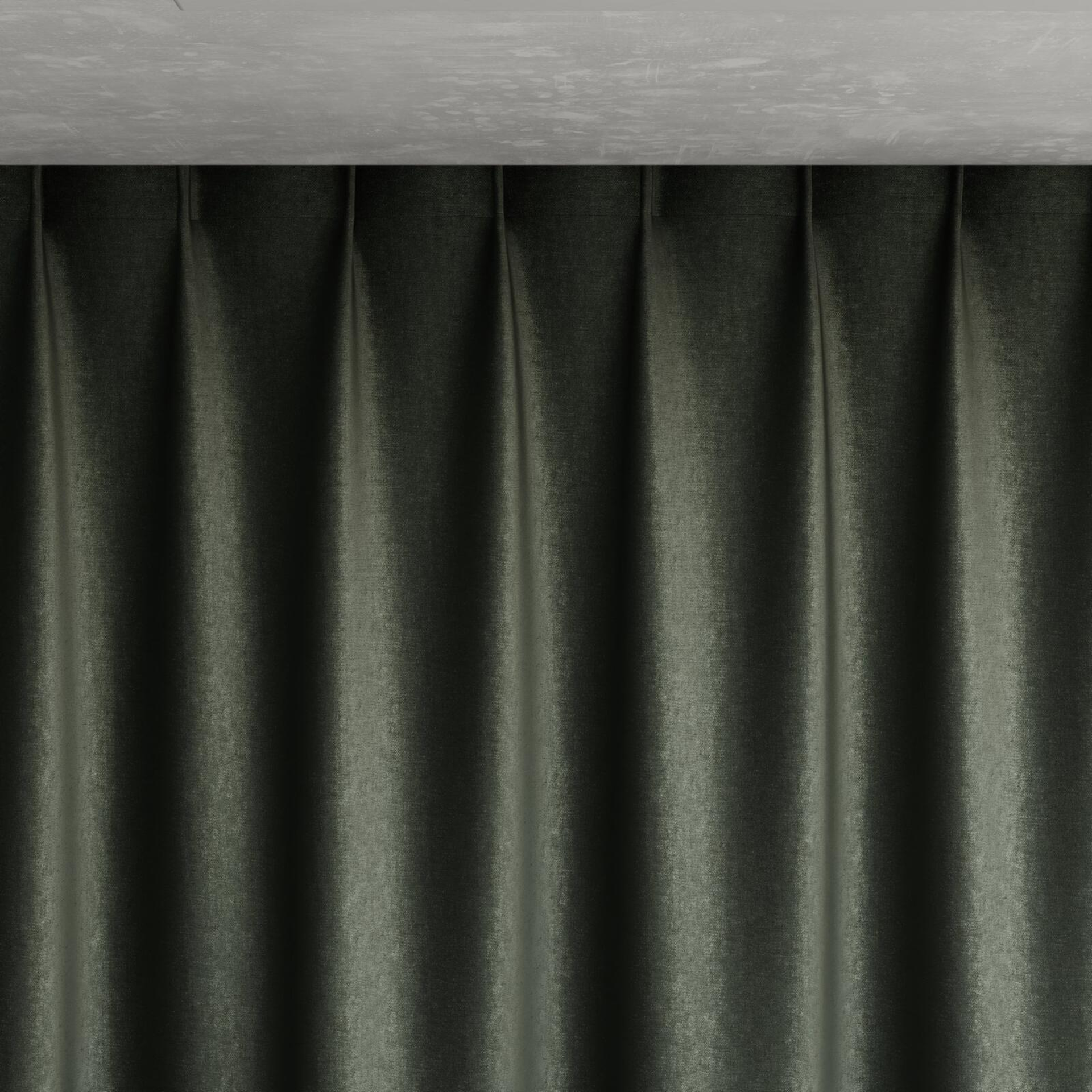 Top view of Recharge Pine, pinch pleat