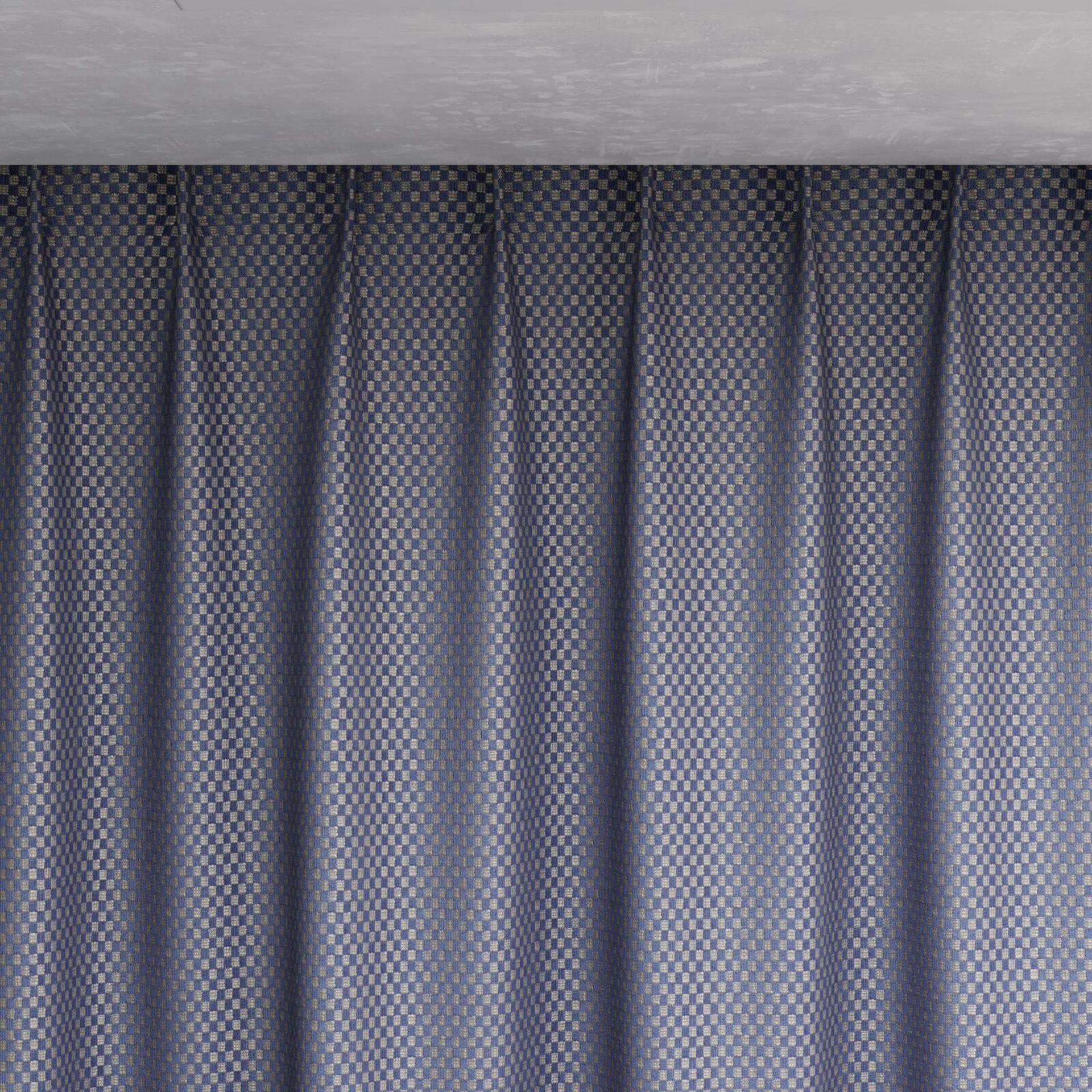Top view of Manalapan Arctic, pinch pleat