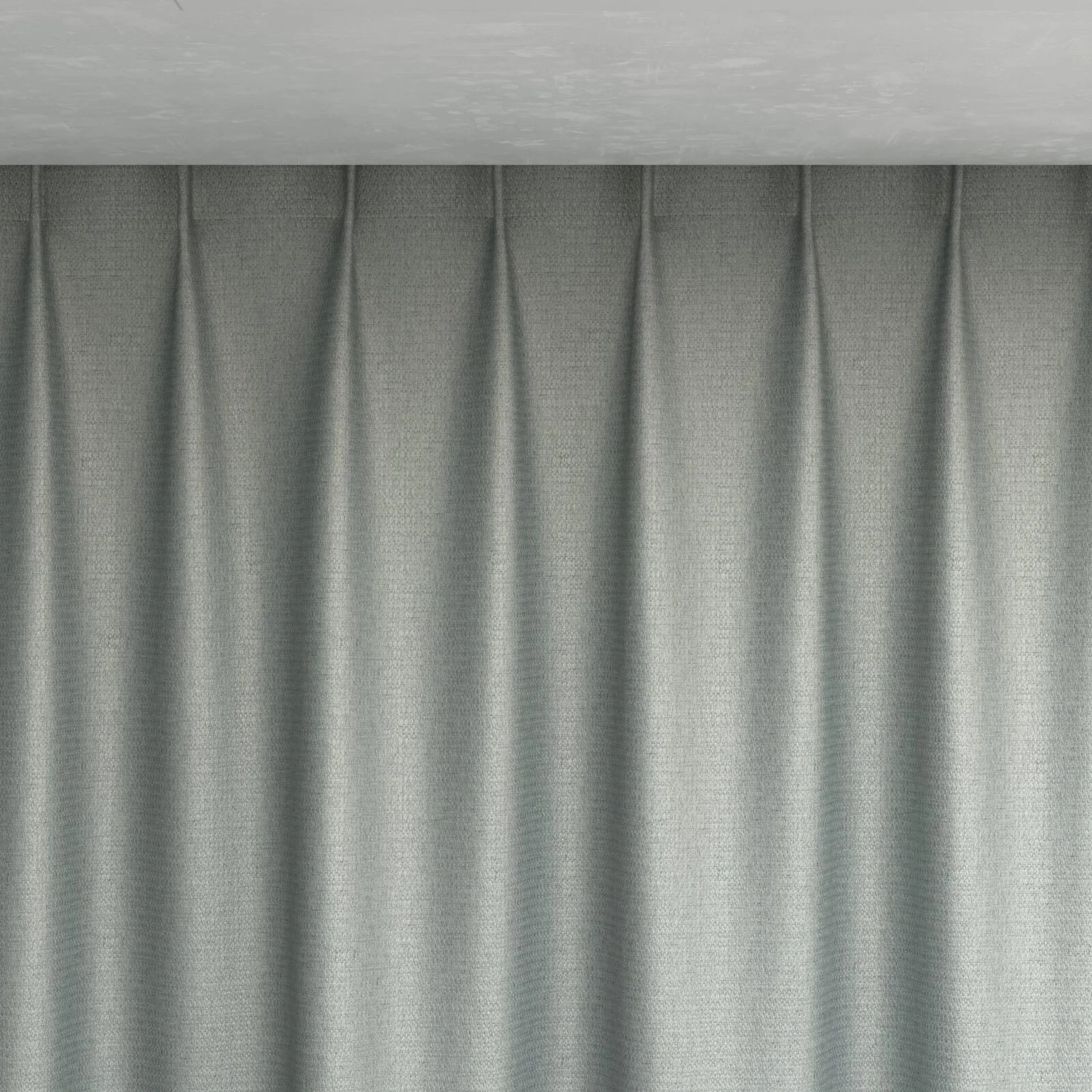 Top view of Kennedy II Blackout Willow, pinch pleat