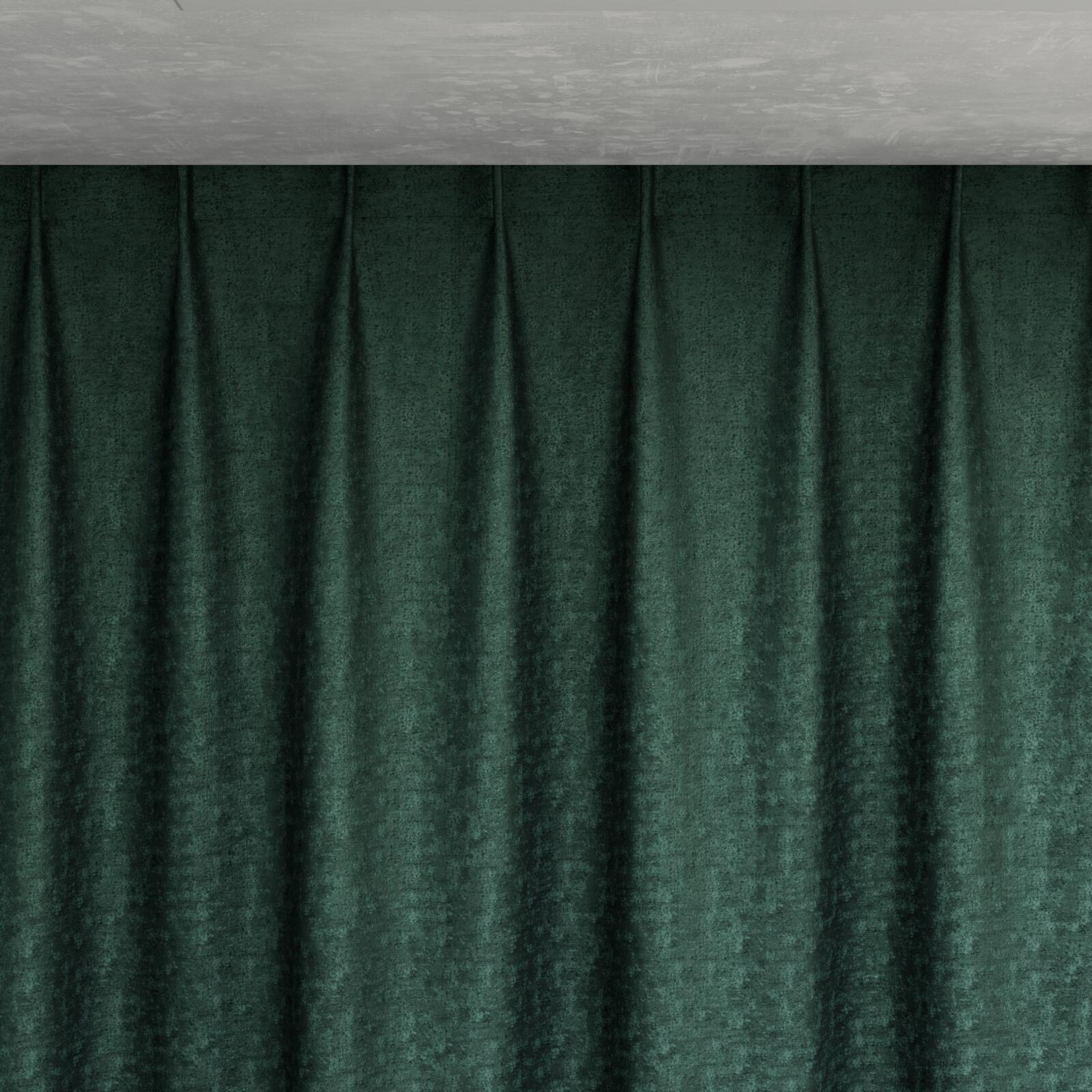 Top view of Hug Peacock, pinch pleat