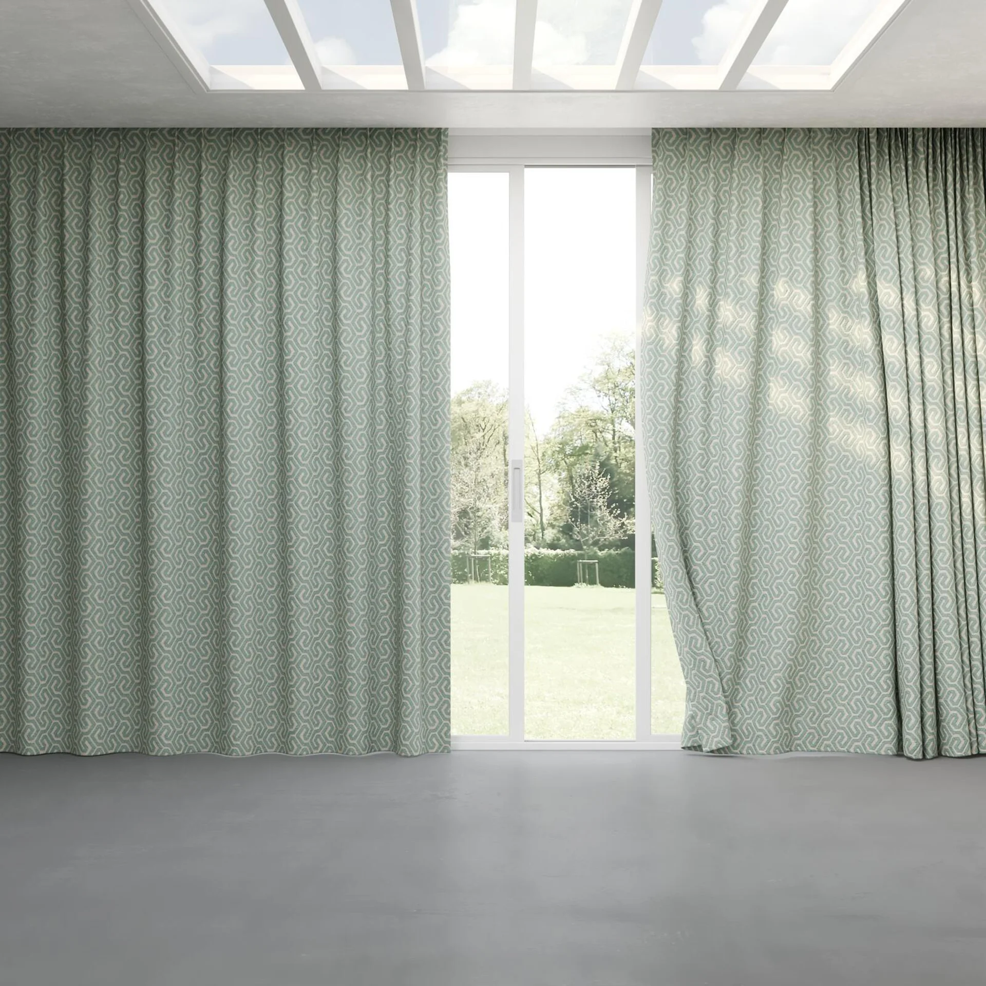 Full view of Comdeca Balsam, pinch pleat