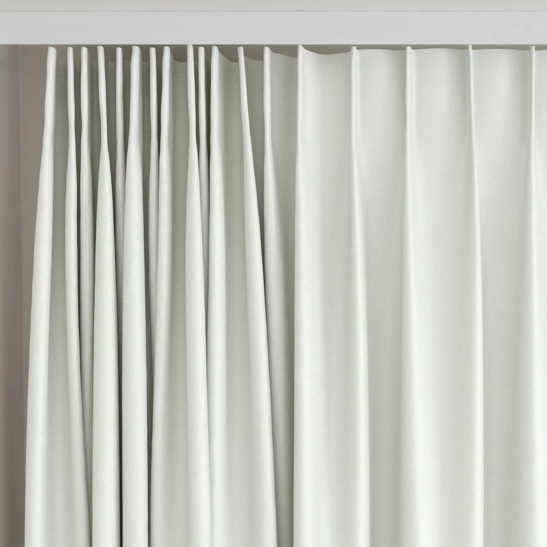 Top view of Grove Papyrus, on curtain rail