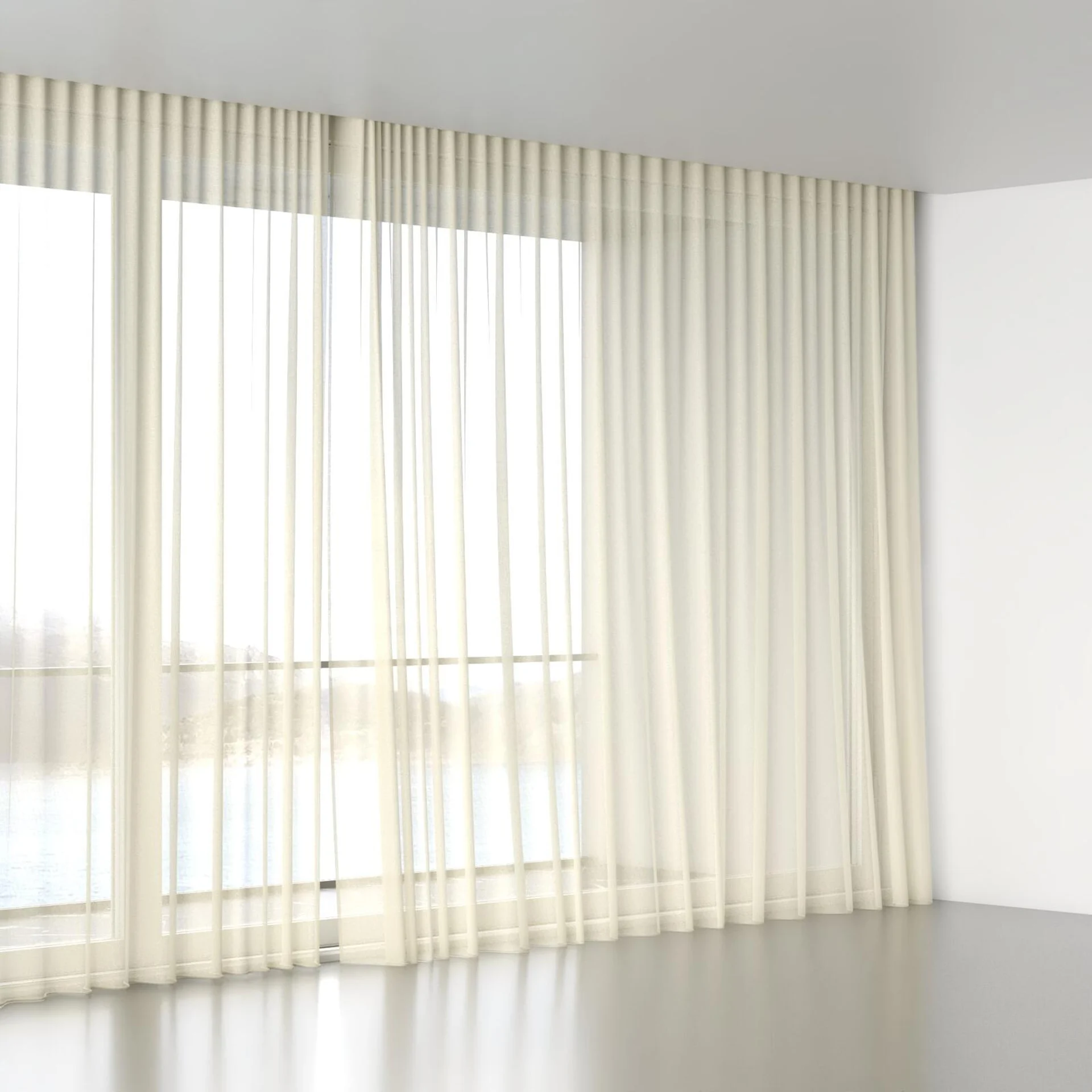 Full view of Alcova Sun, wave pleat