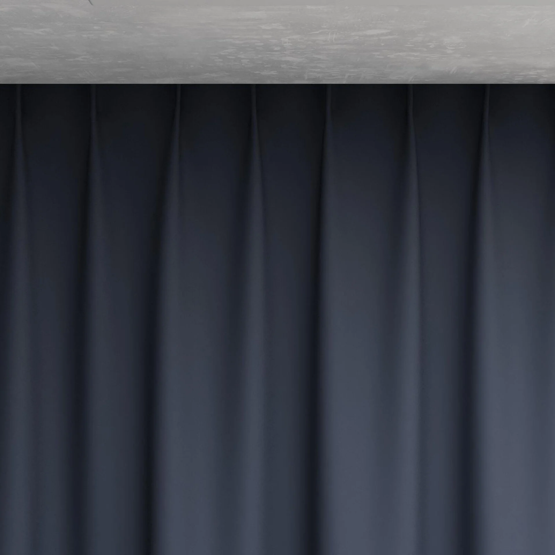 Top view of Quantum FR Navy, pinch pleat