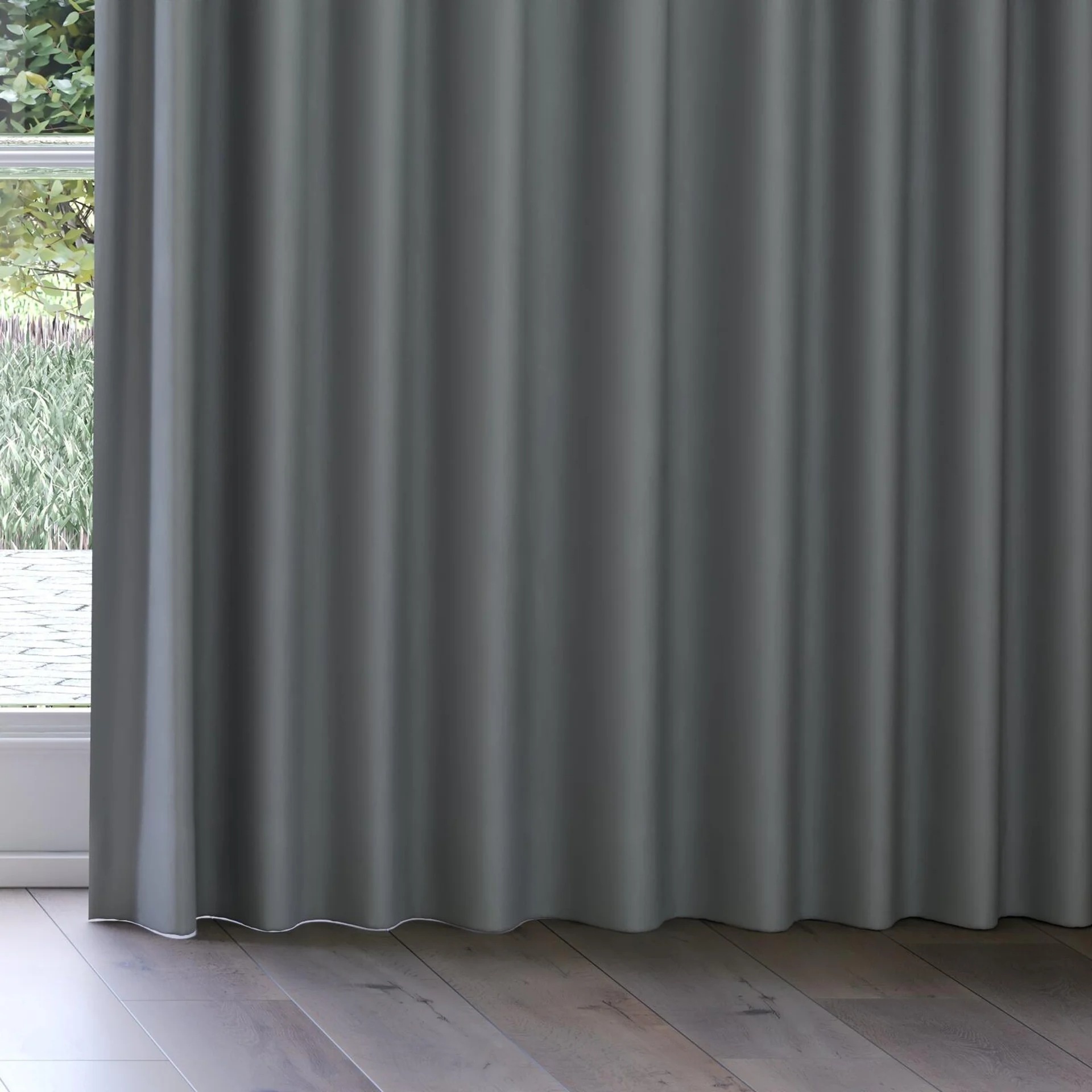 Bottom view of Vela Mouse, on curtain rail