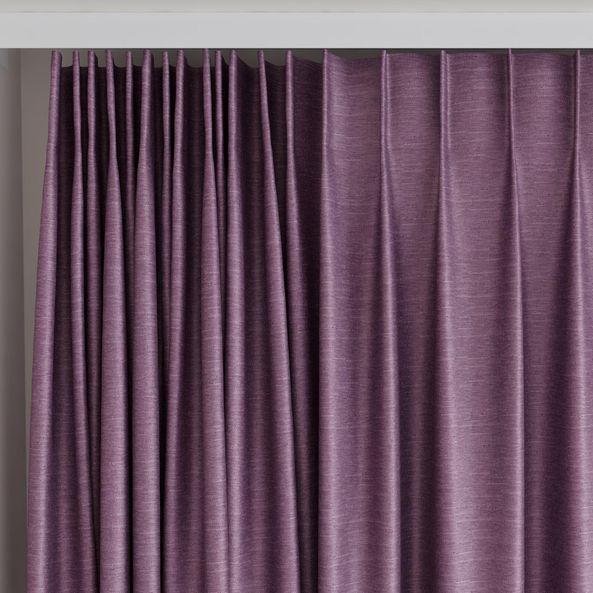 Top view of Provence Parma, on curtain rail