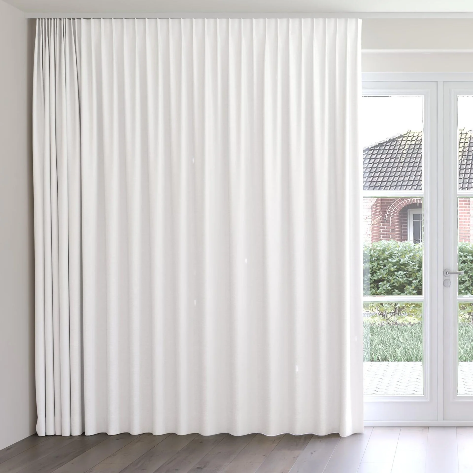 Front view of Borneo Uncoated Salt, on curtain rail