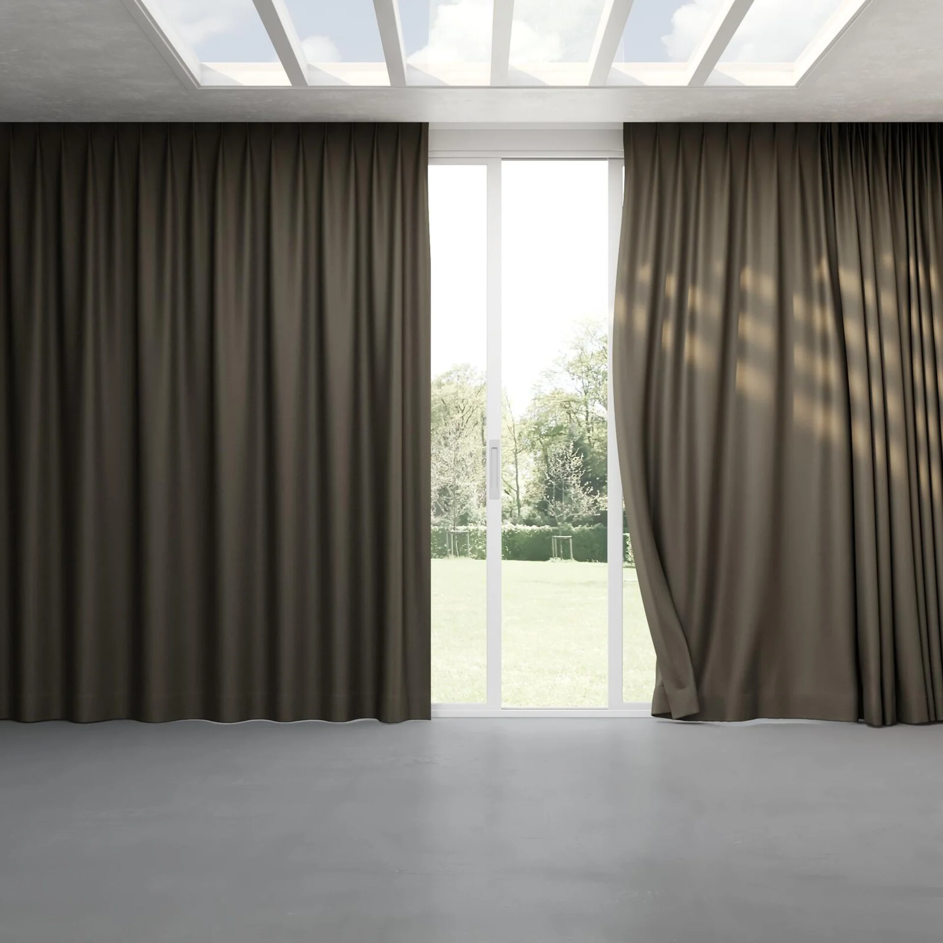 Full view of Kyoto Riverstone, pinch pleat