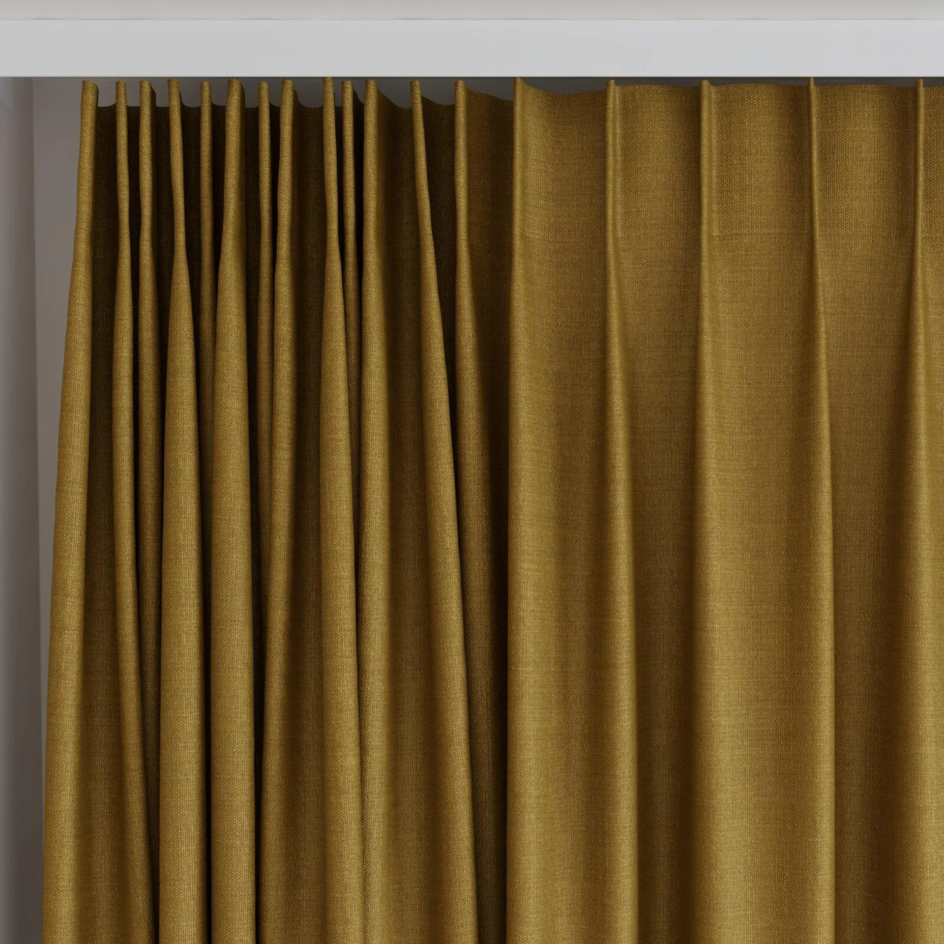 Top view of Linex Boa, on curtain rail