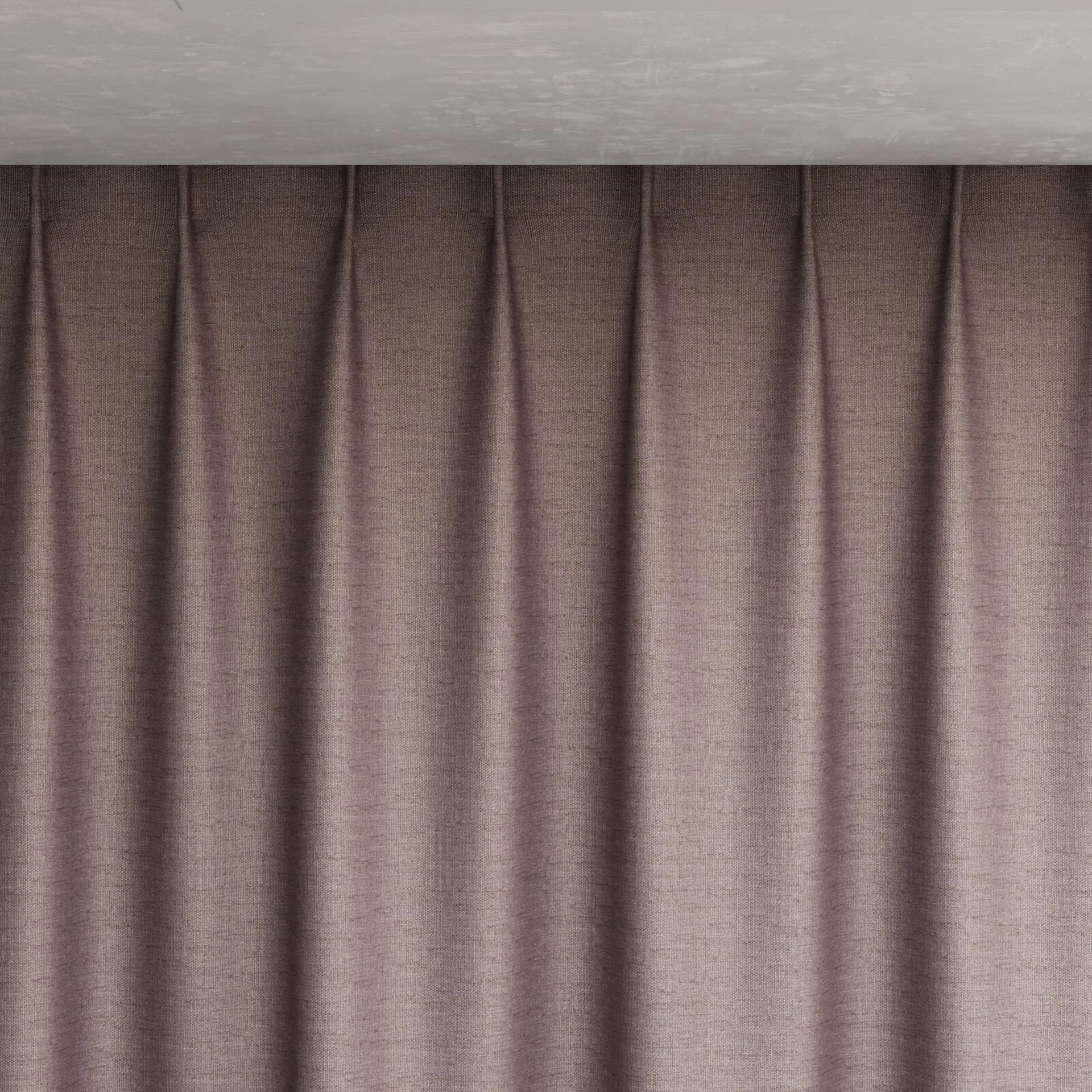 Top view of Linex Quartz, pinch pleat
