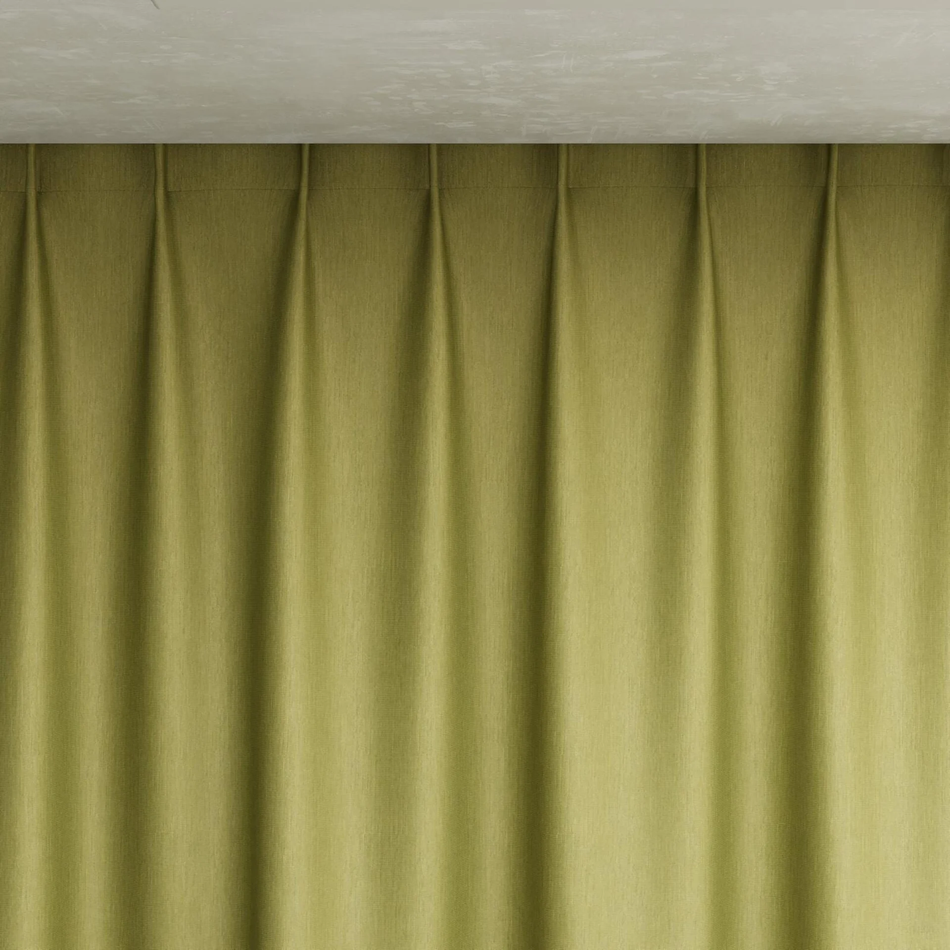 Top view of Re-Boot Pistachio, pinch pleat