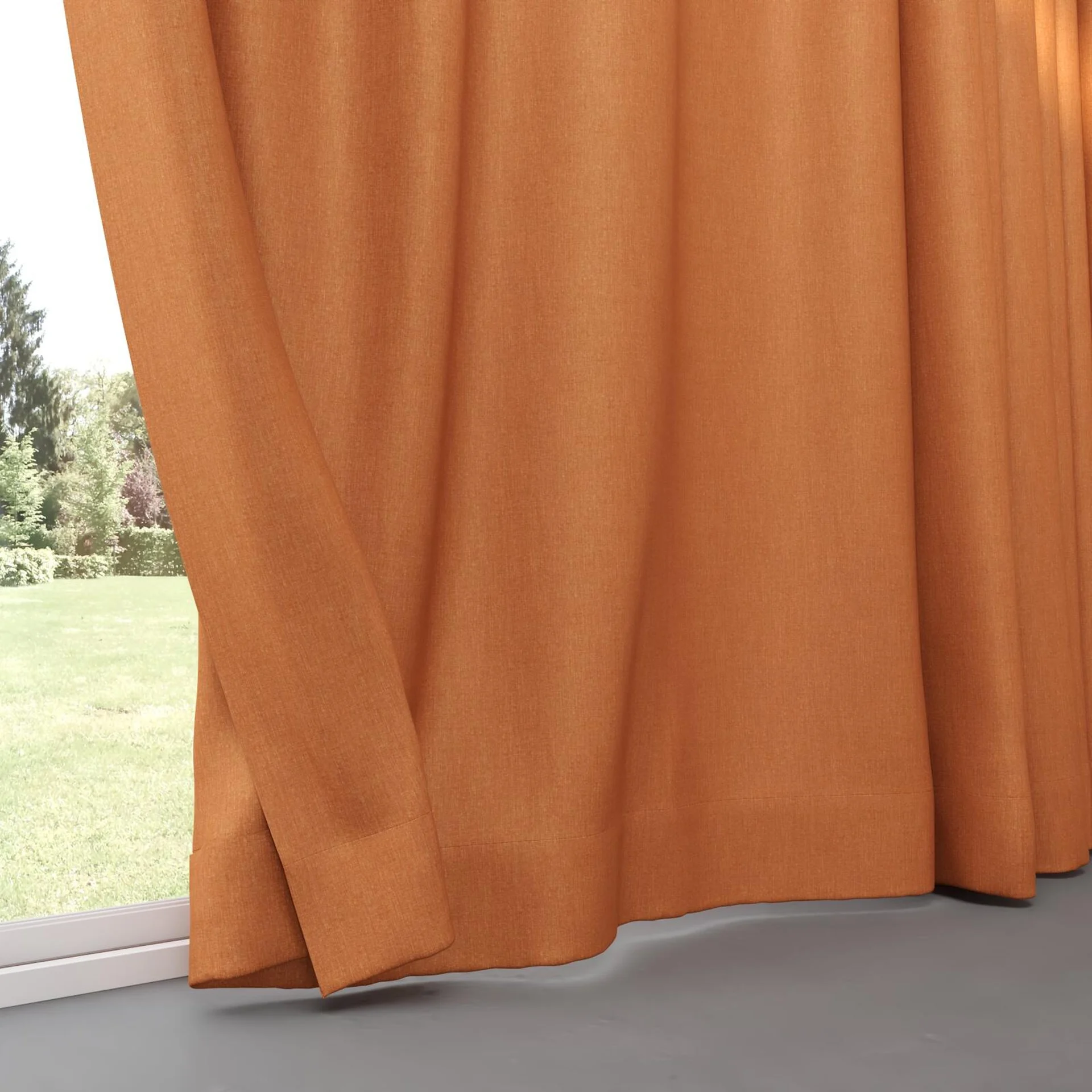 Bottom view of Kidglove Sienna, pinch pleat