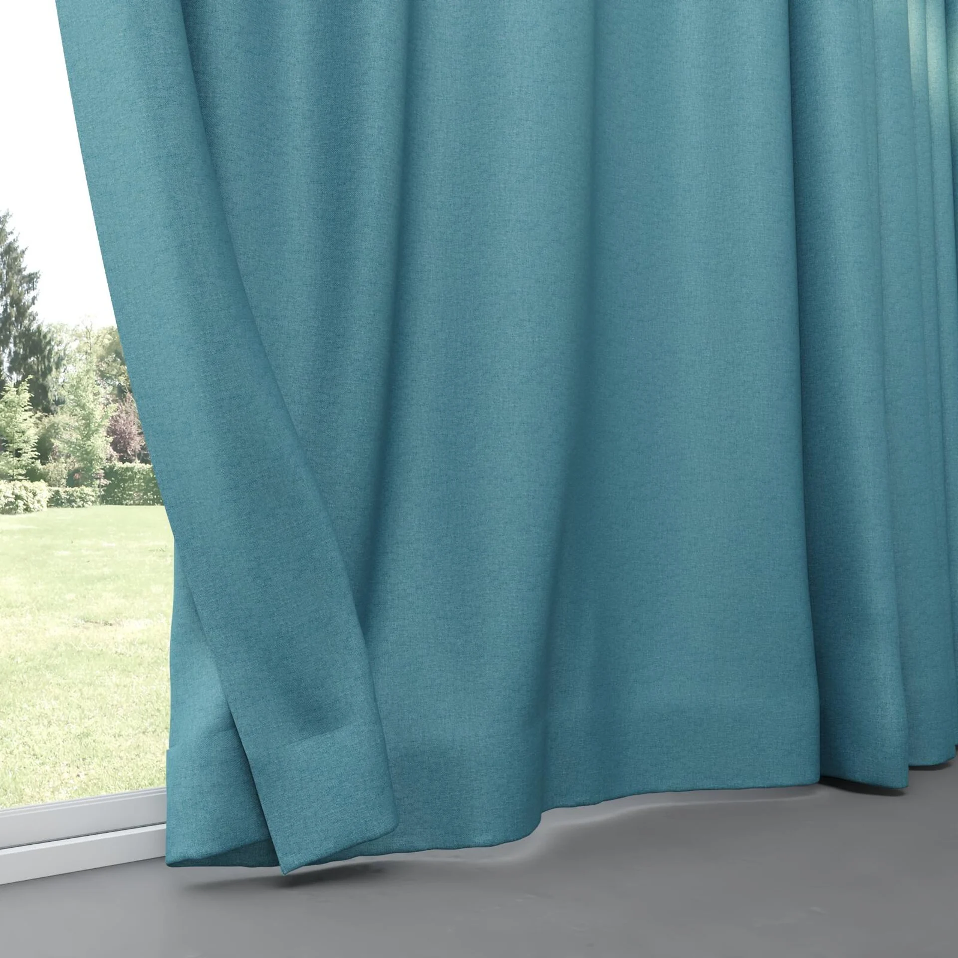 Bottom view of Grove Spa, pinch pleat