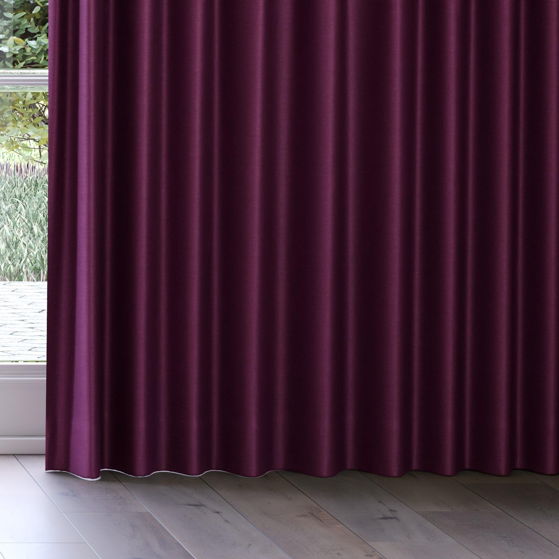 Bottom view of Provence Peony, on curtain rail