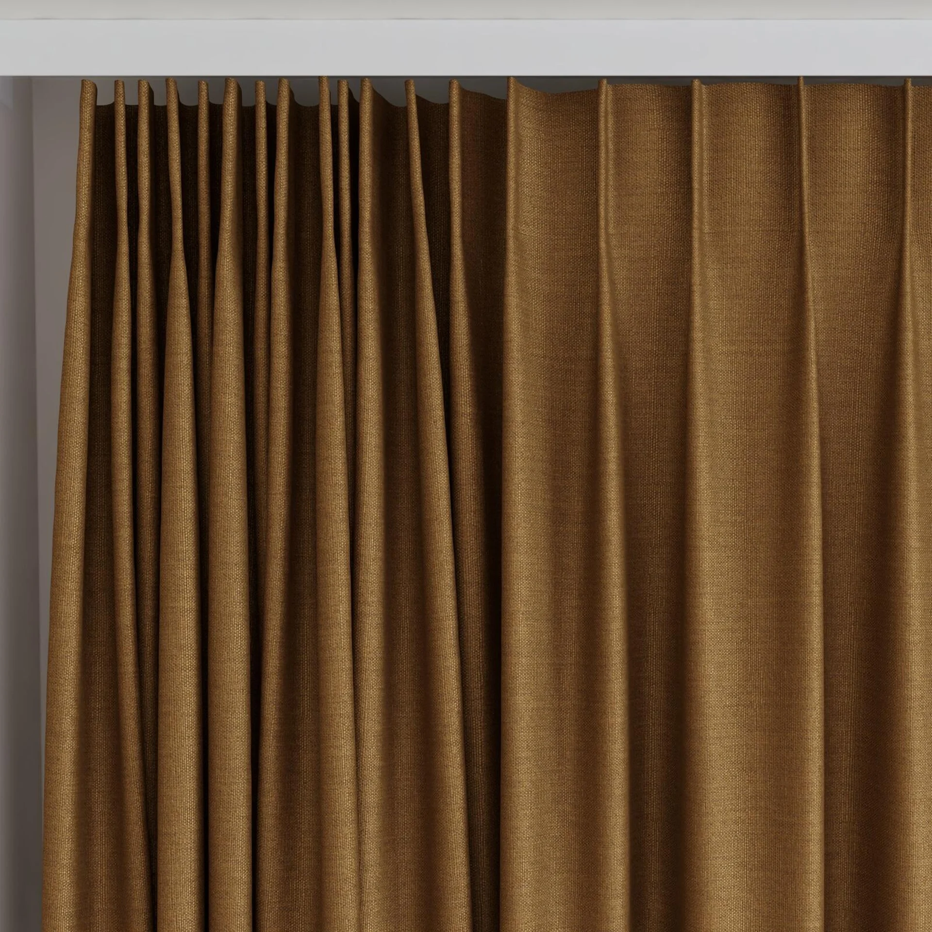 Top view of Linex Chipmunk, on curtain rail