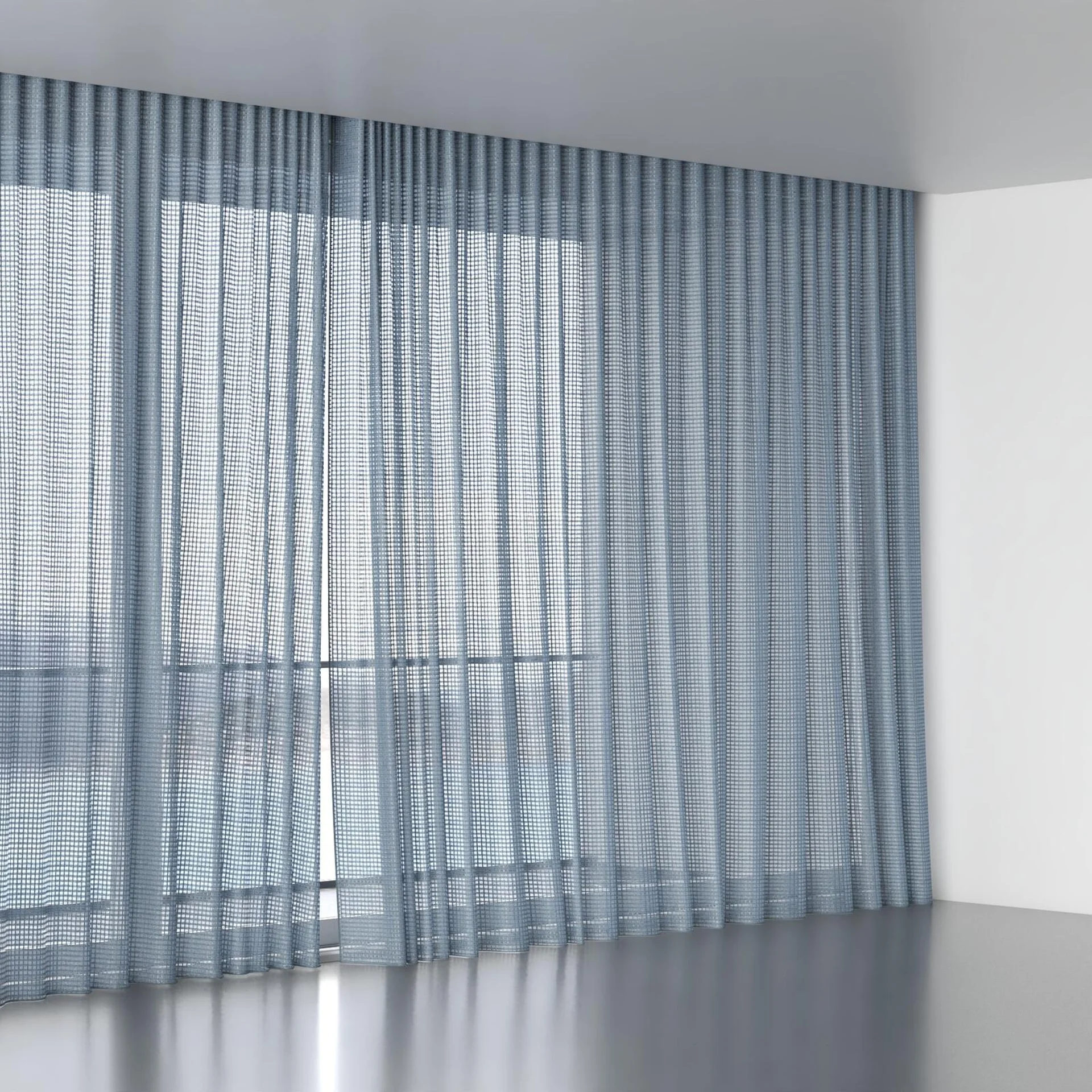 Full view of Bryce Petrol, wave pleat
