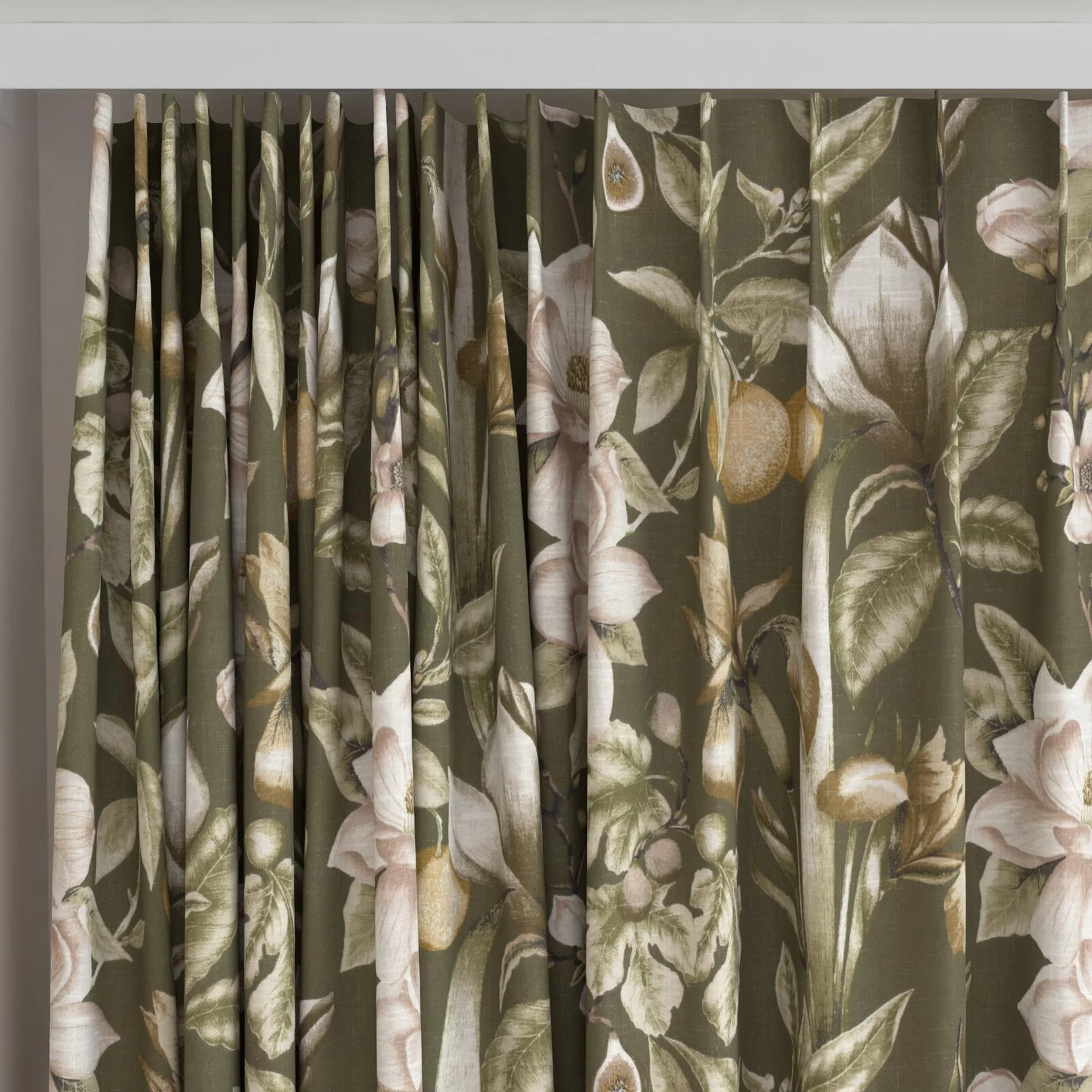 Top view of Botanist Moss, on curtain rail
