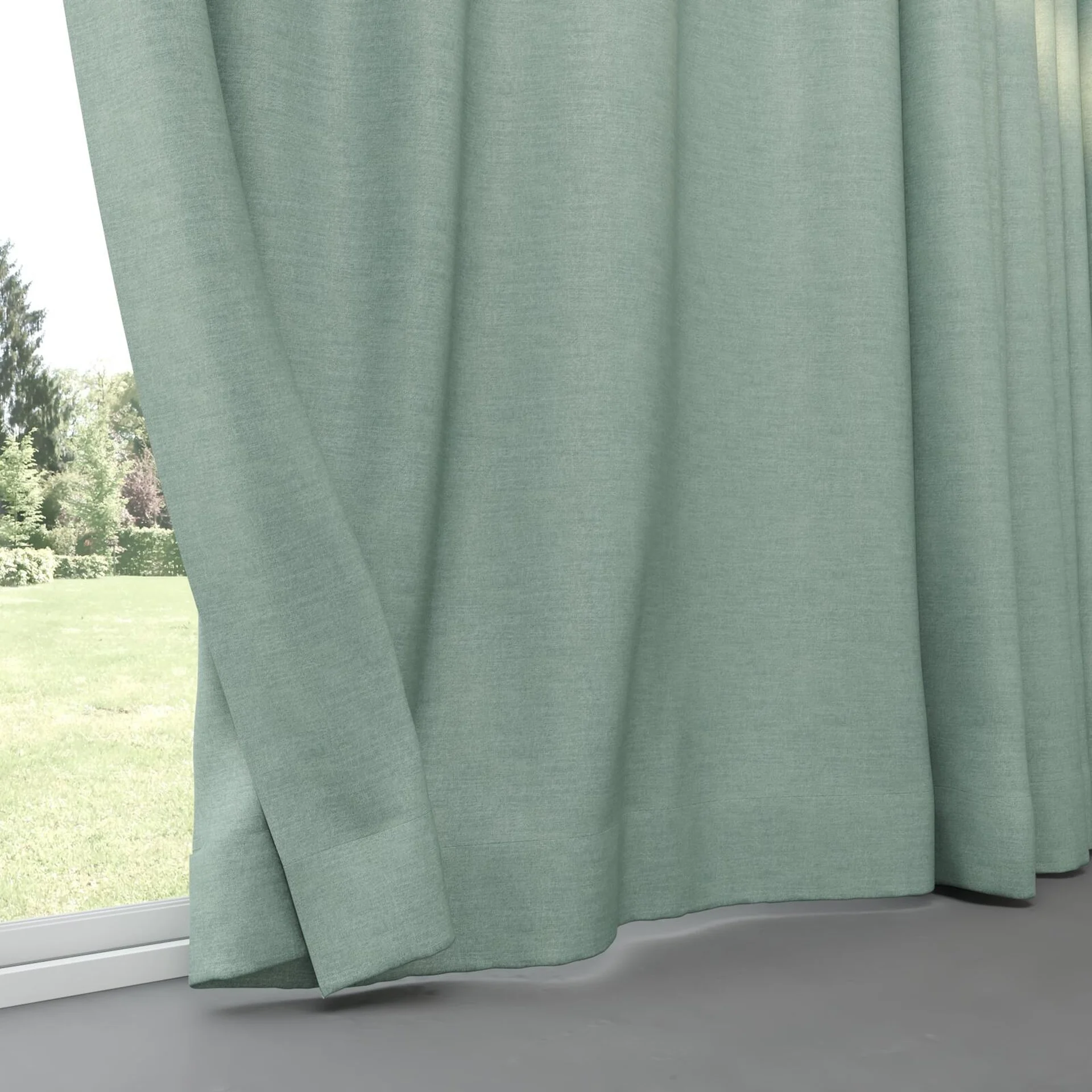 Bottom view of Casual Abyss, pinch pleat