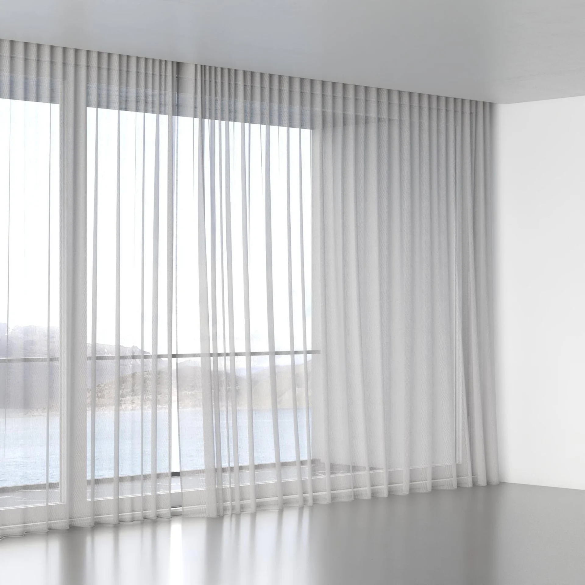 Full view of Antipodes Pebble, wave pleat