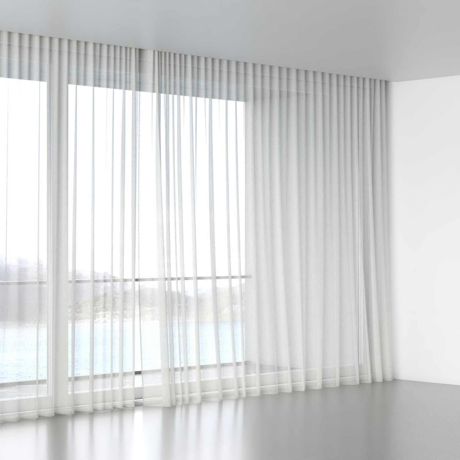 Full view of Rhythm Silver, wave pleat