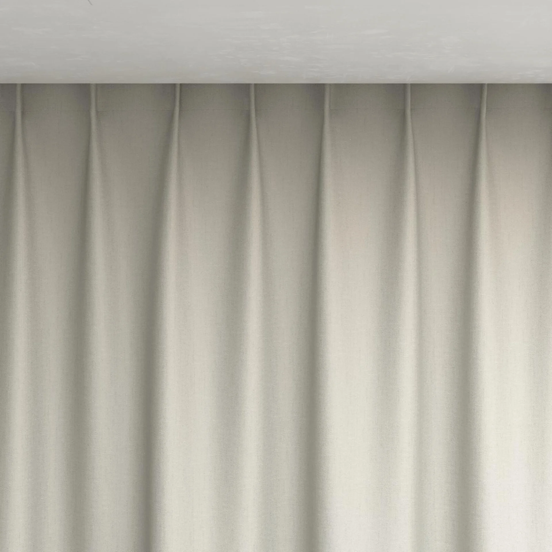 Top view of Excel Limestone, pinch pleat