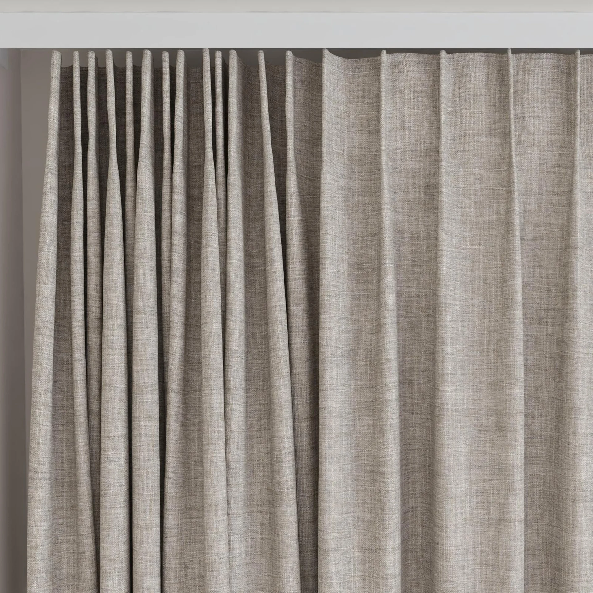 Top view of Chatham Island, on curtain rail