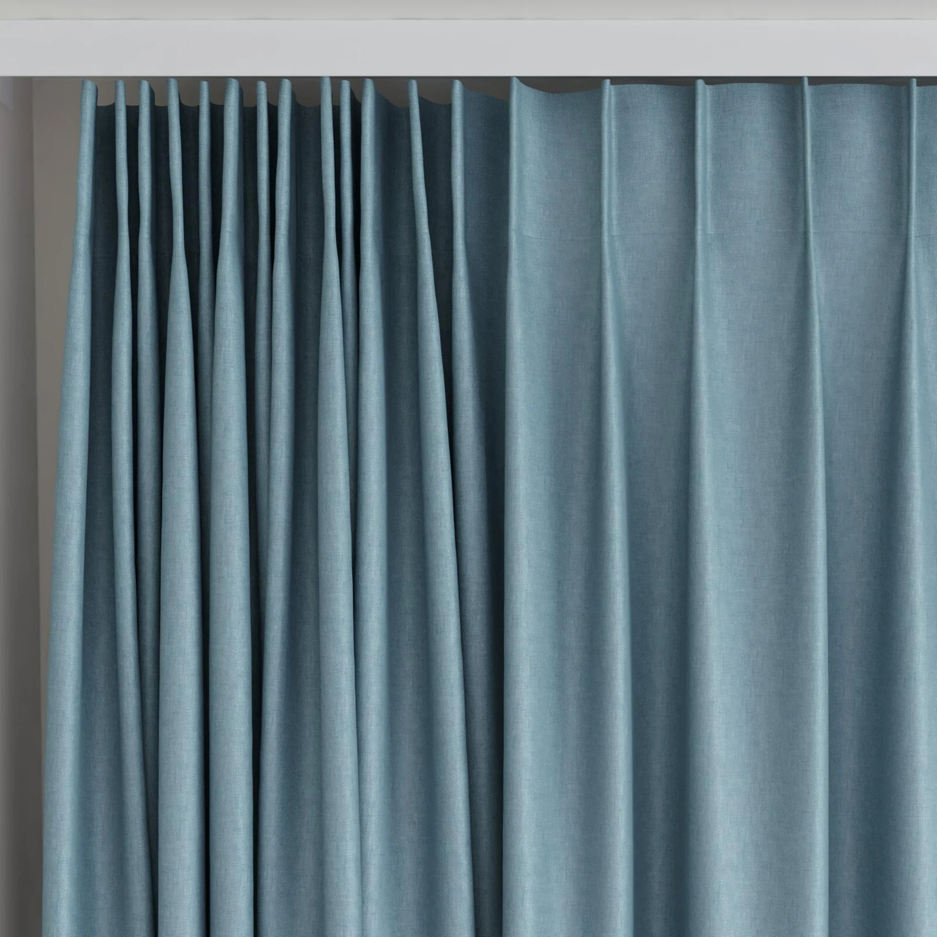 Top view of Naturama River, on curtain rail