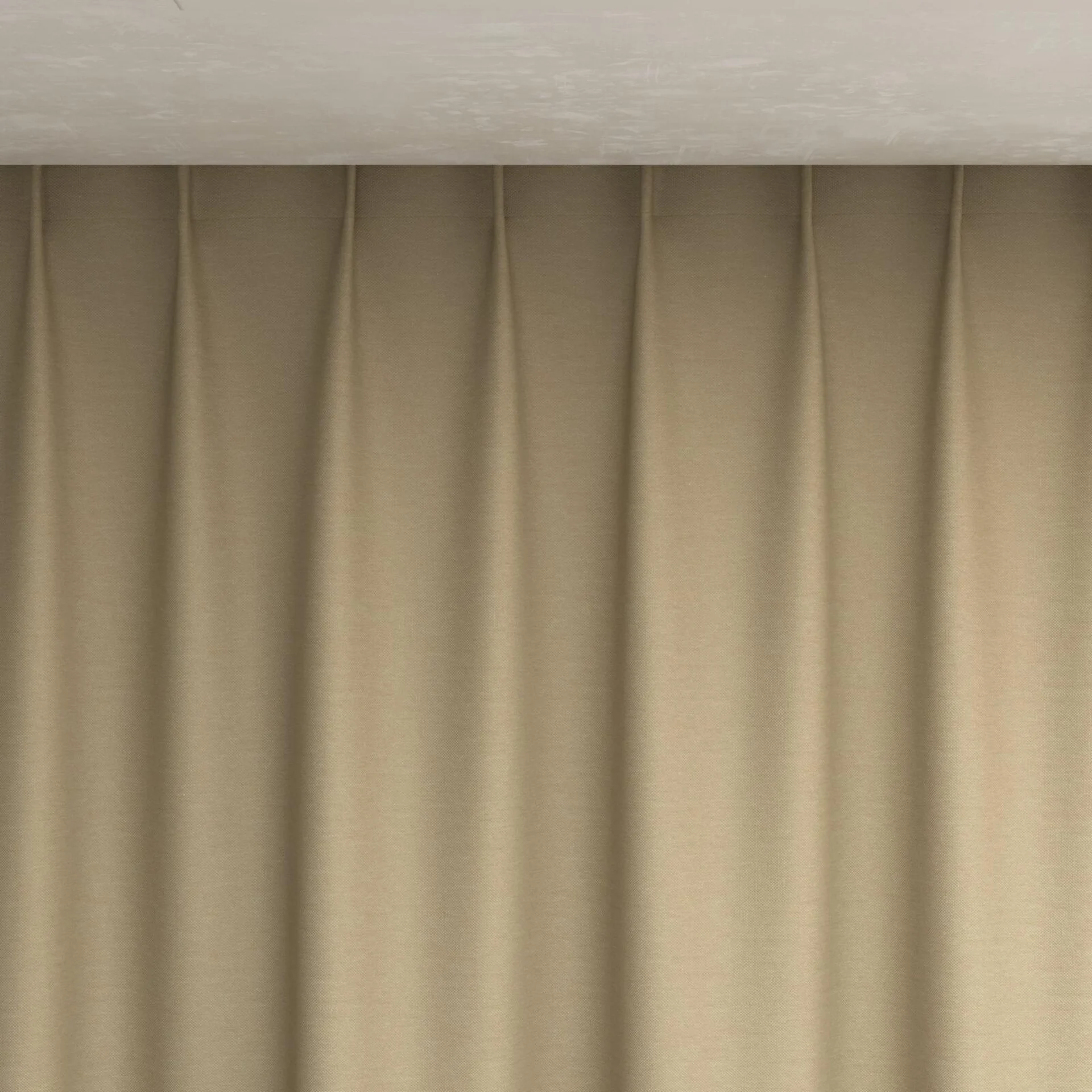Top view of Duede Straw, pinch pleat