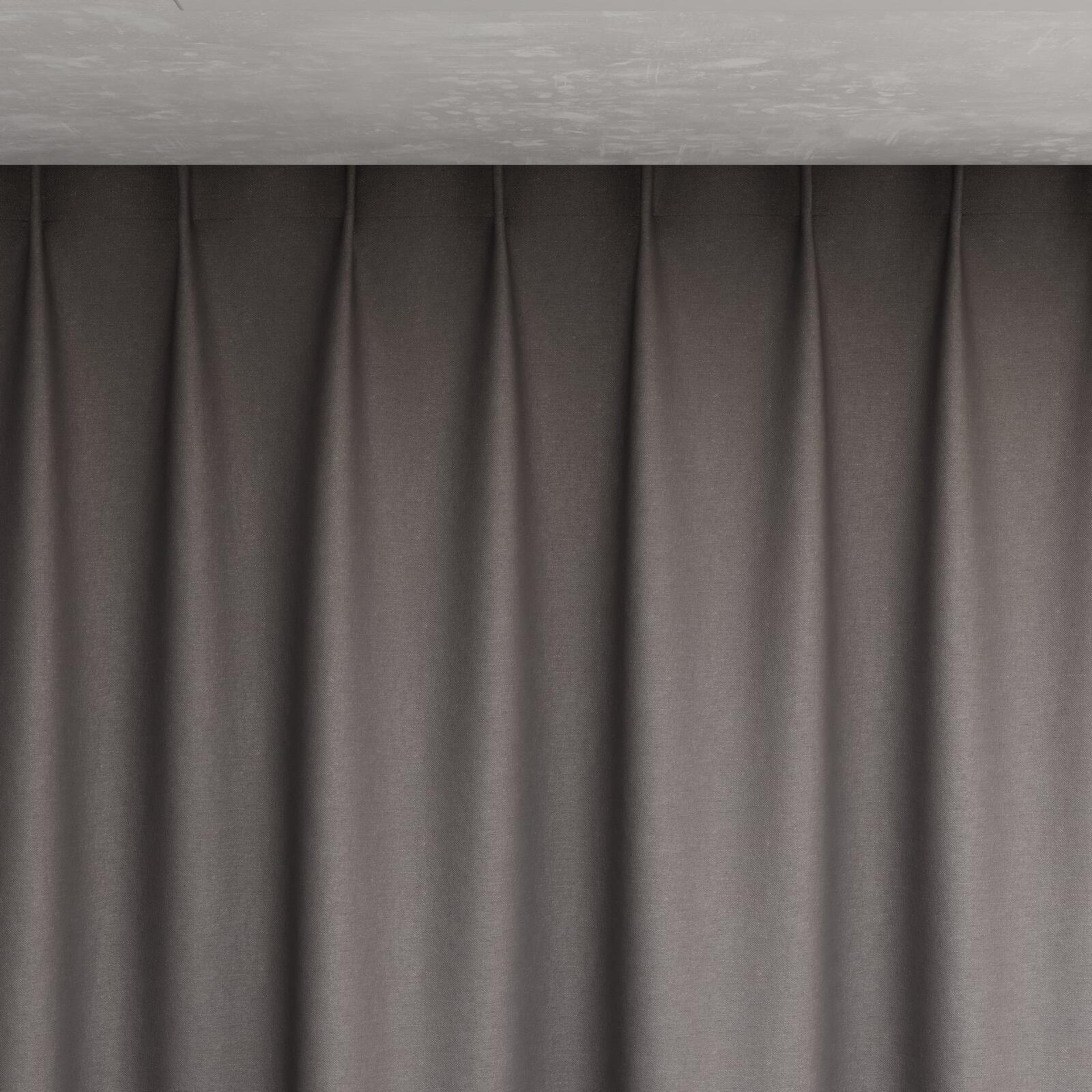 Top view of Brugge Emulsion, pinch pleat