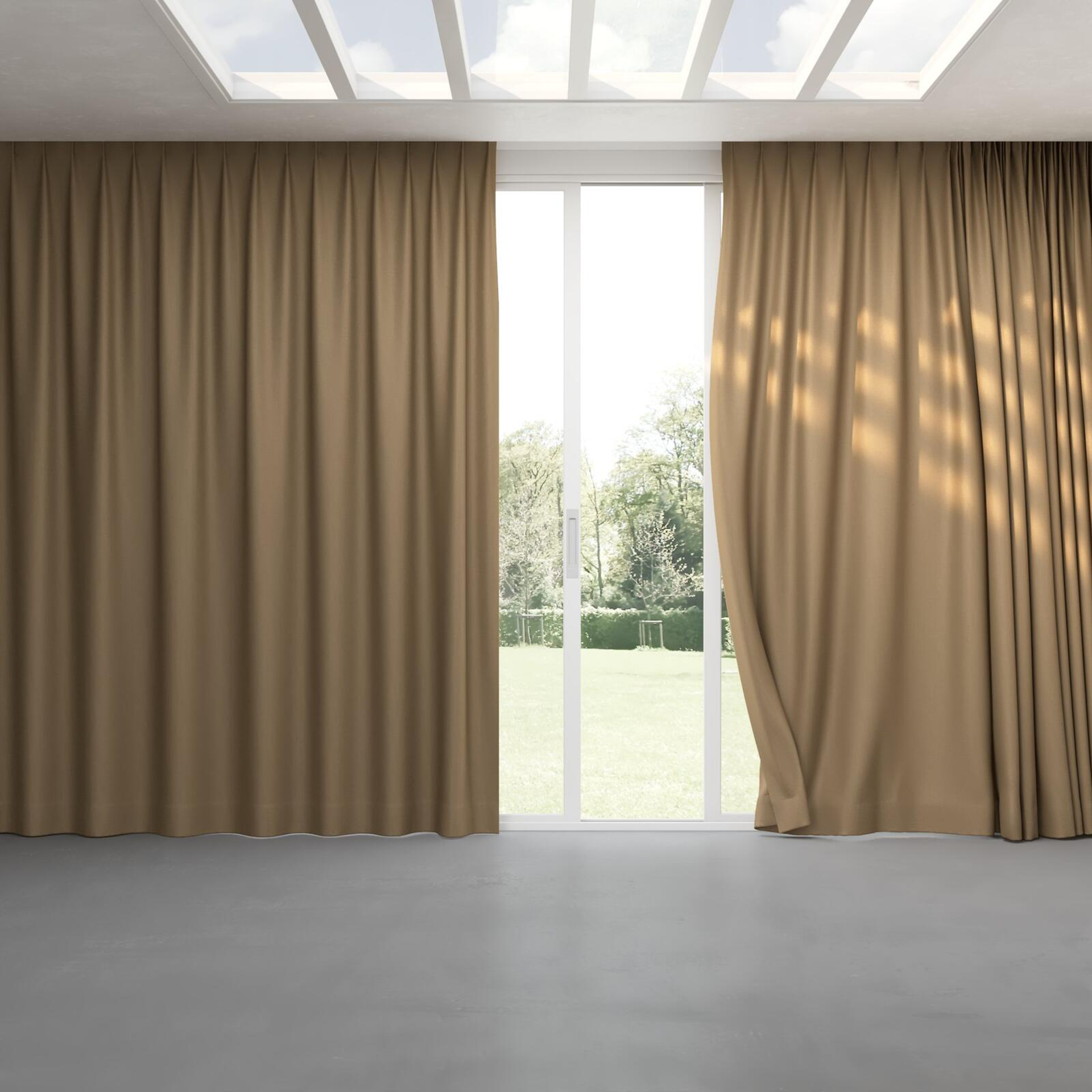 Full view of Atelier Clay, pinch pleat