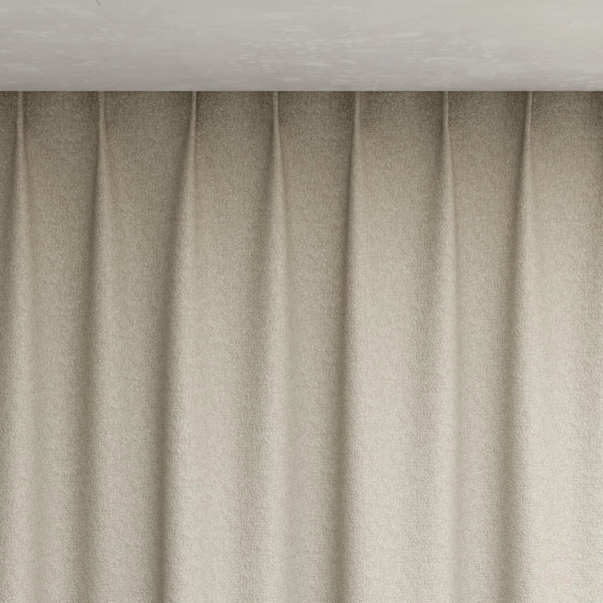 Top view of Sabik Dune, pinch pleat