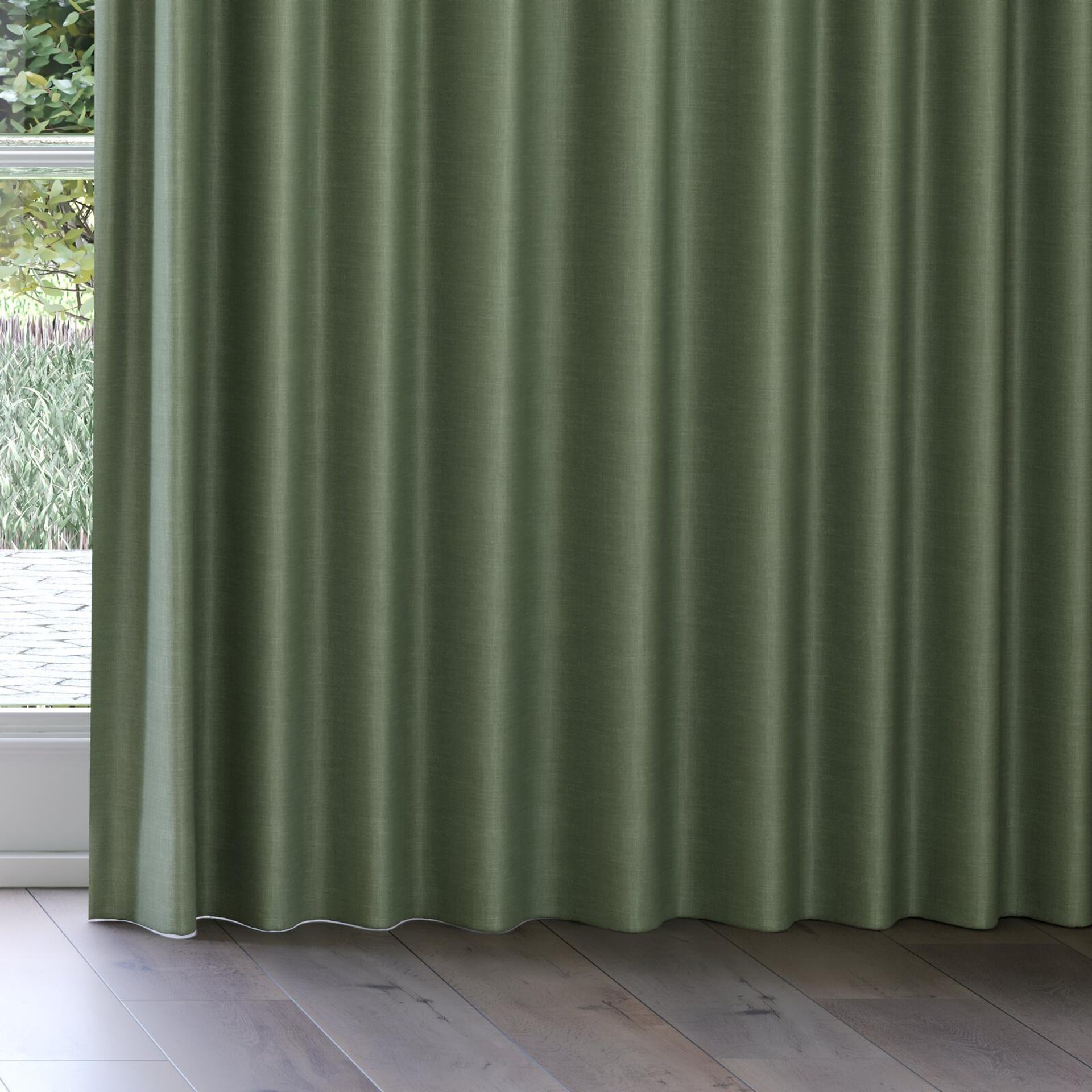 Bottom view of Keystone Leaf, on curtain rail