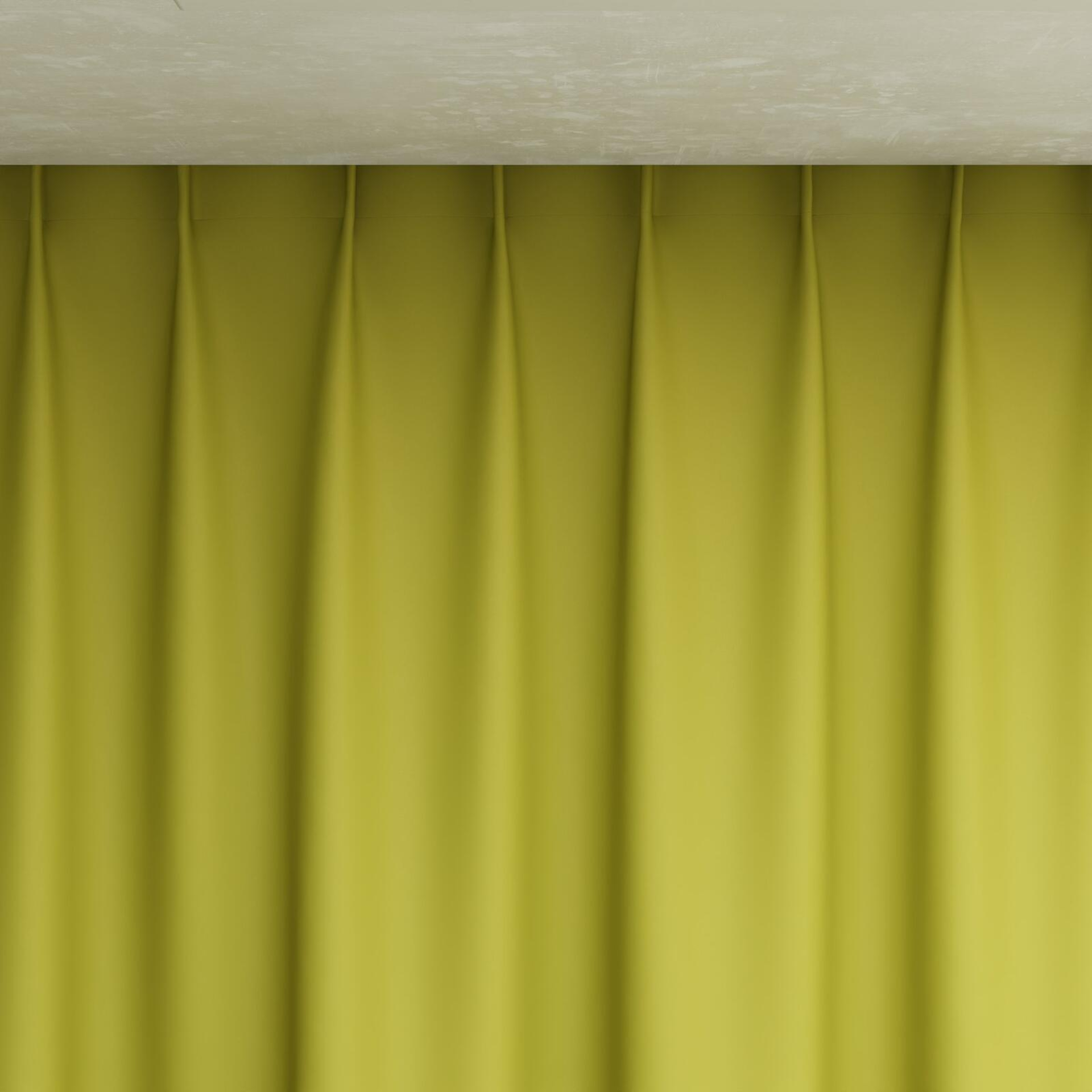 Top view of Blockbuster Boa, pinch pleat