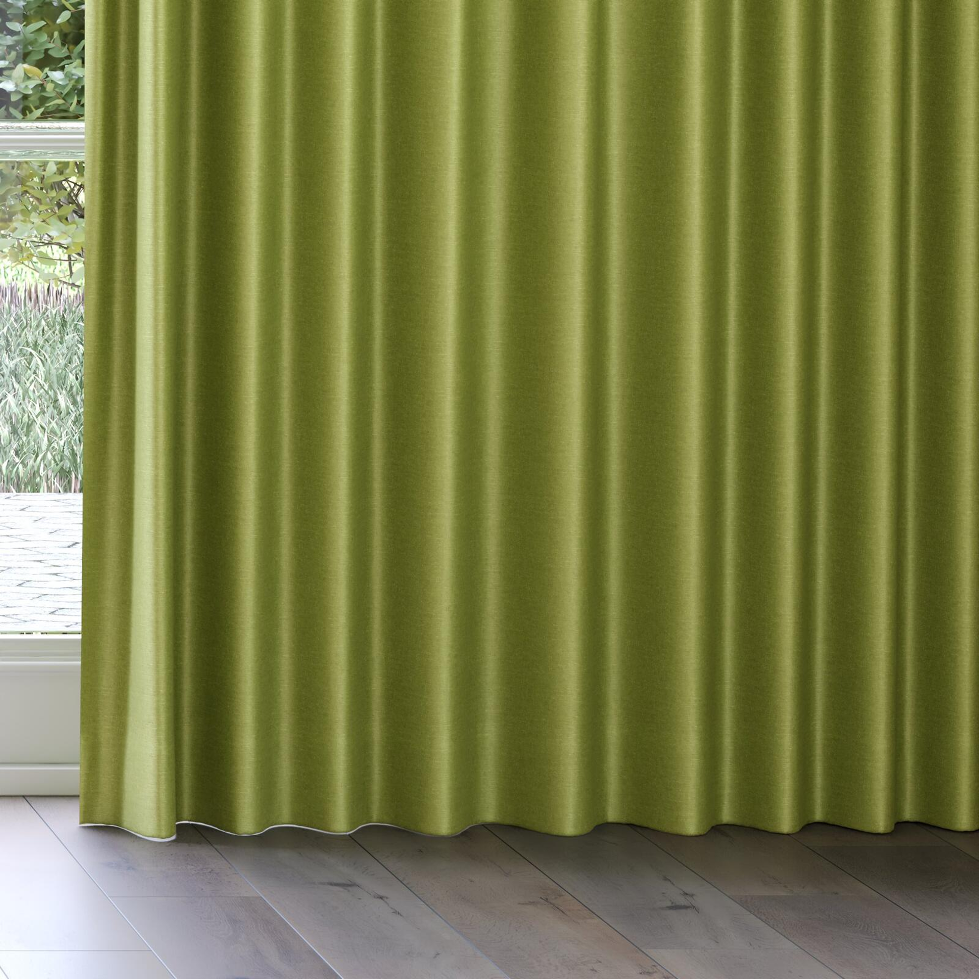 Bottom view of Provence Pear, on curtain rail