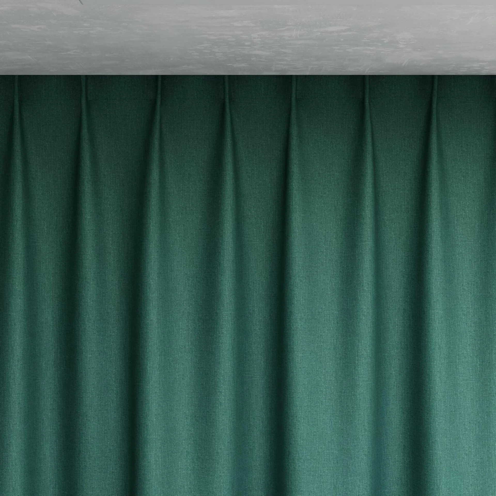 Top view of Kidglove Emerald, pinch pleat
