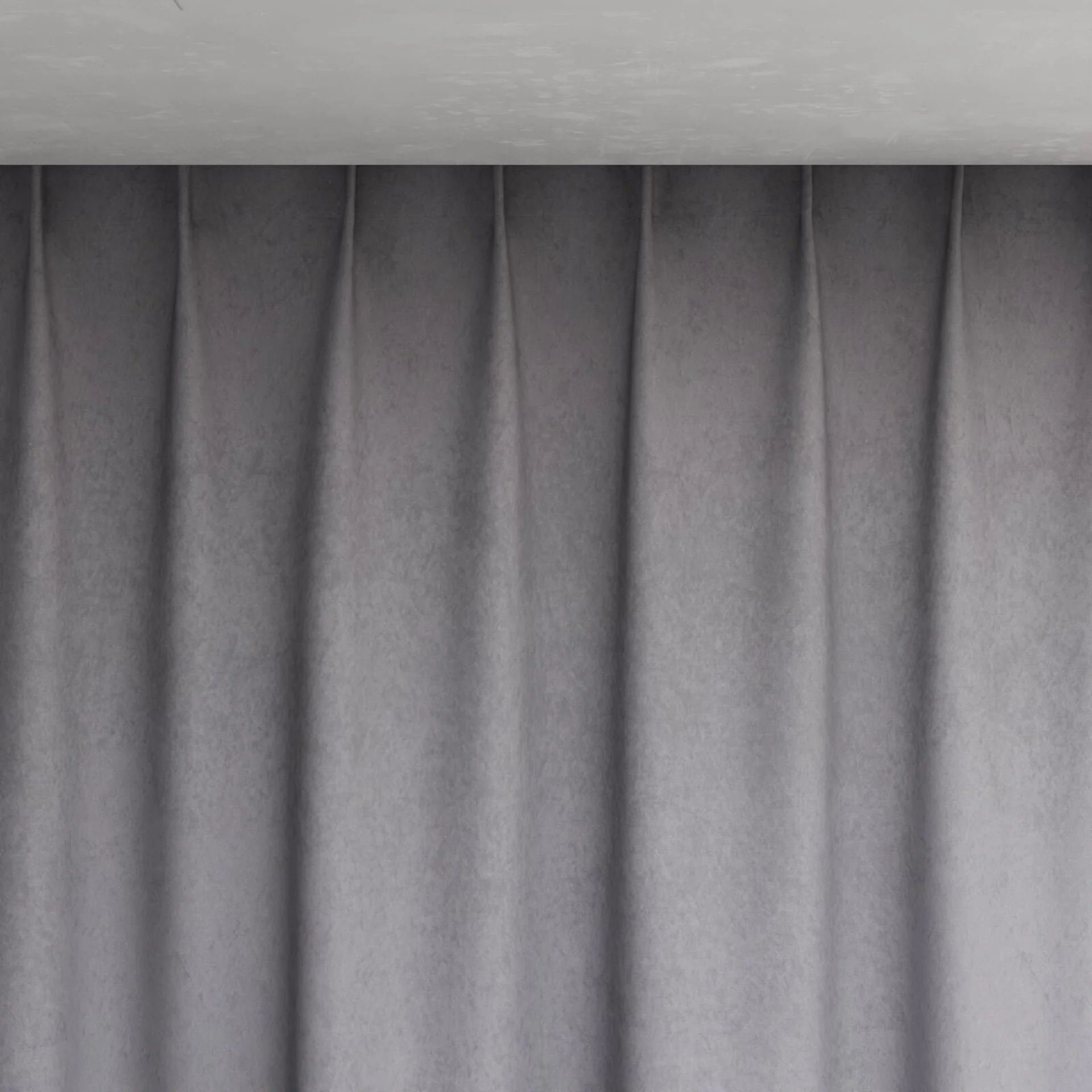 Top view of Moon Cloud, pinch pleat