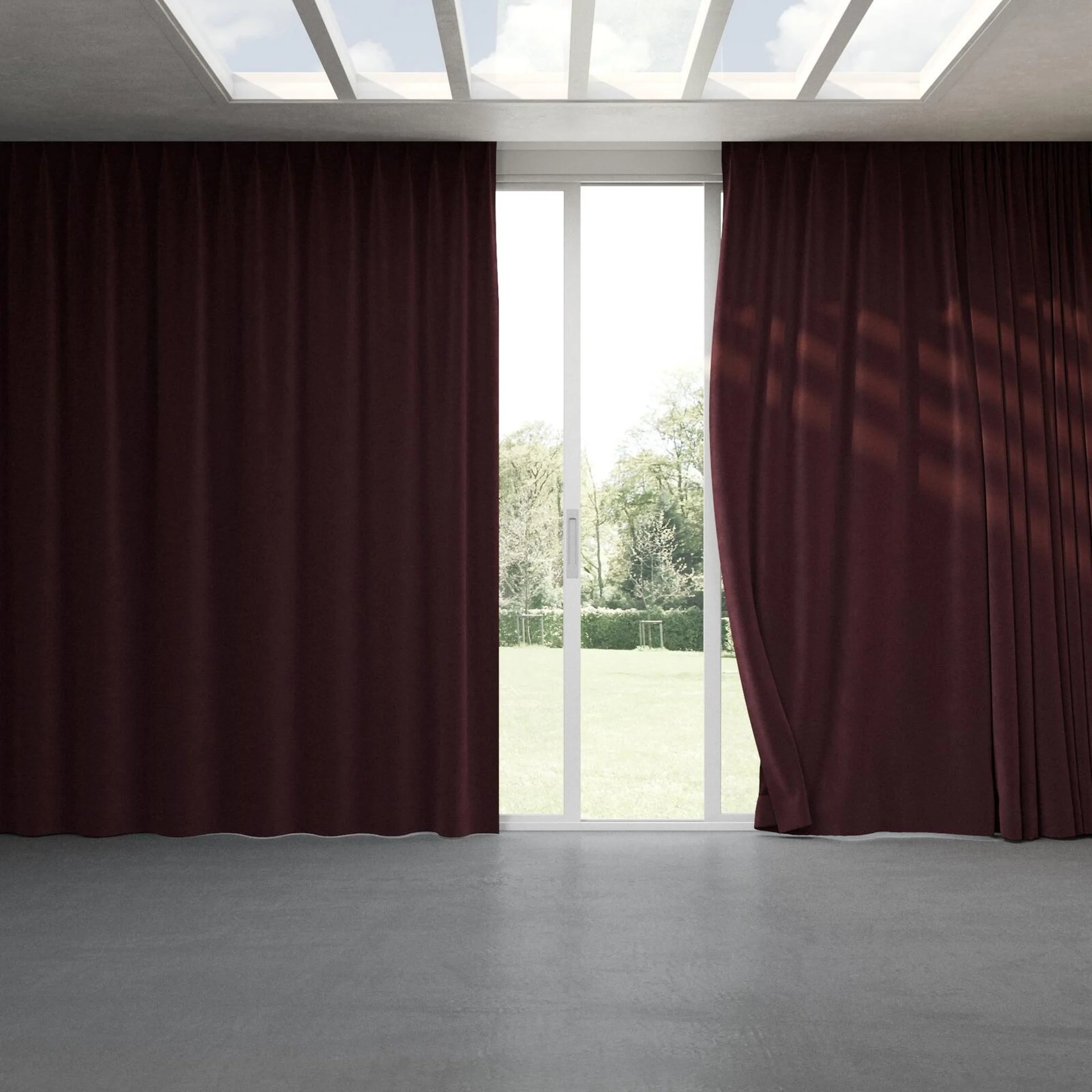 Full view of Verbier Porto, pinch pleat