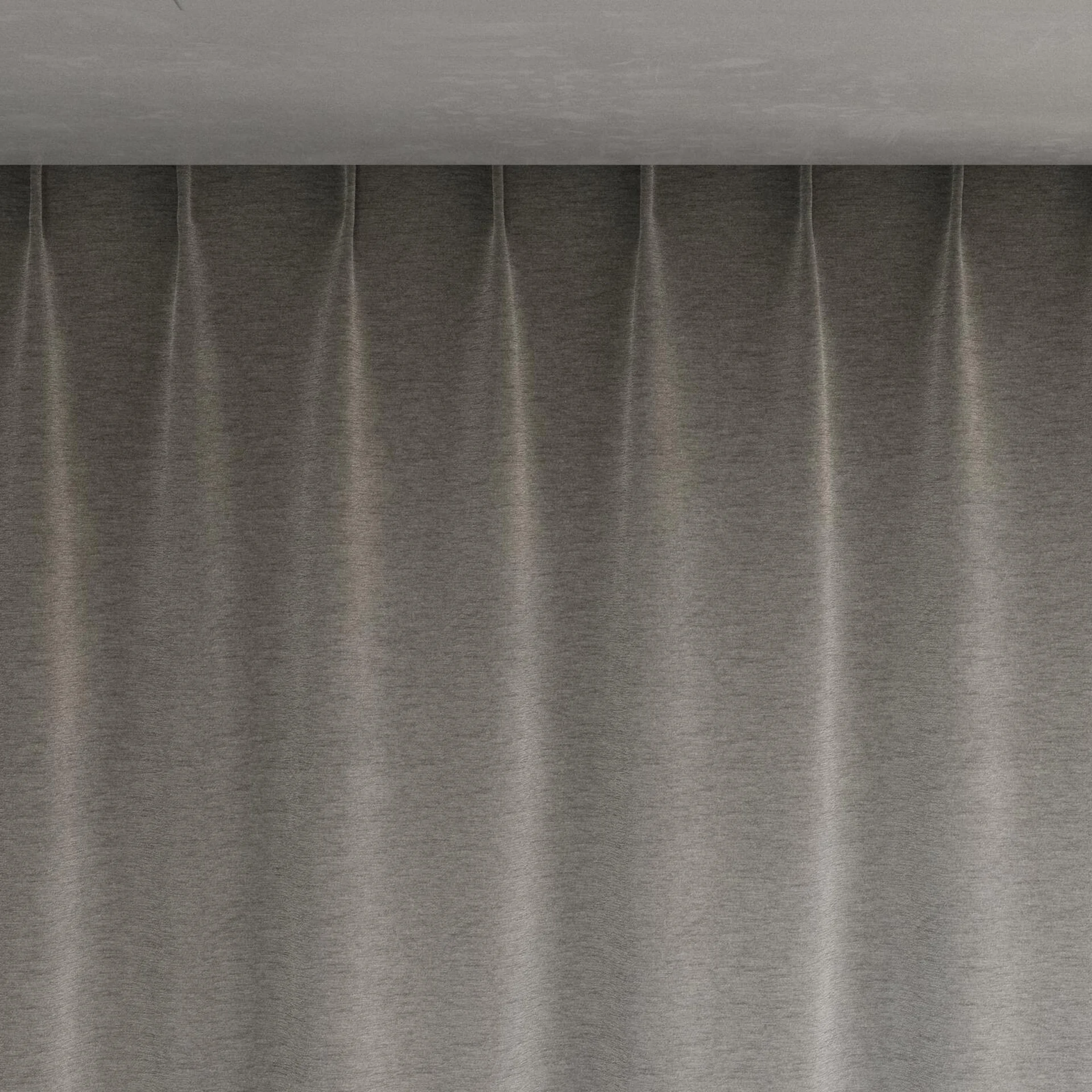 Top view of Geneva Aluminium, pinch pleat