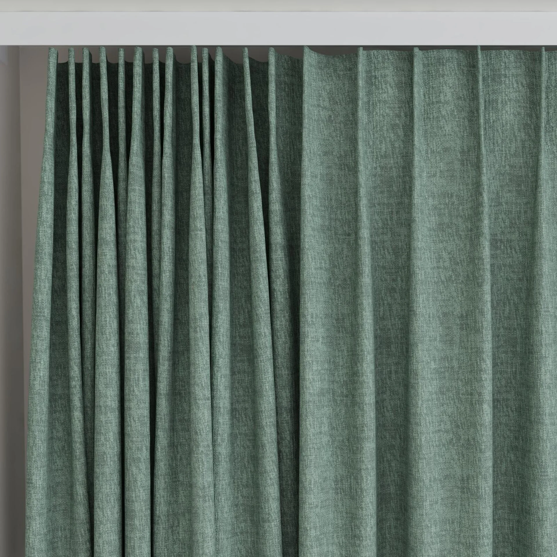 Top view of Earthwild Jungle, on curtain rail