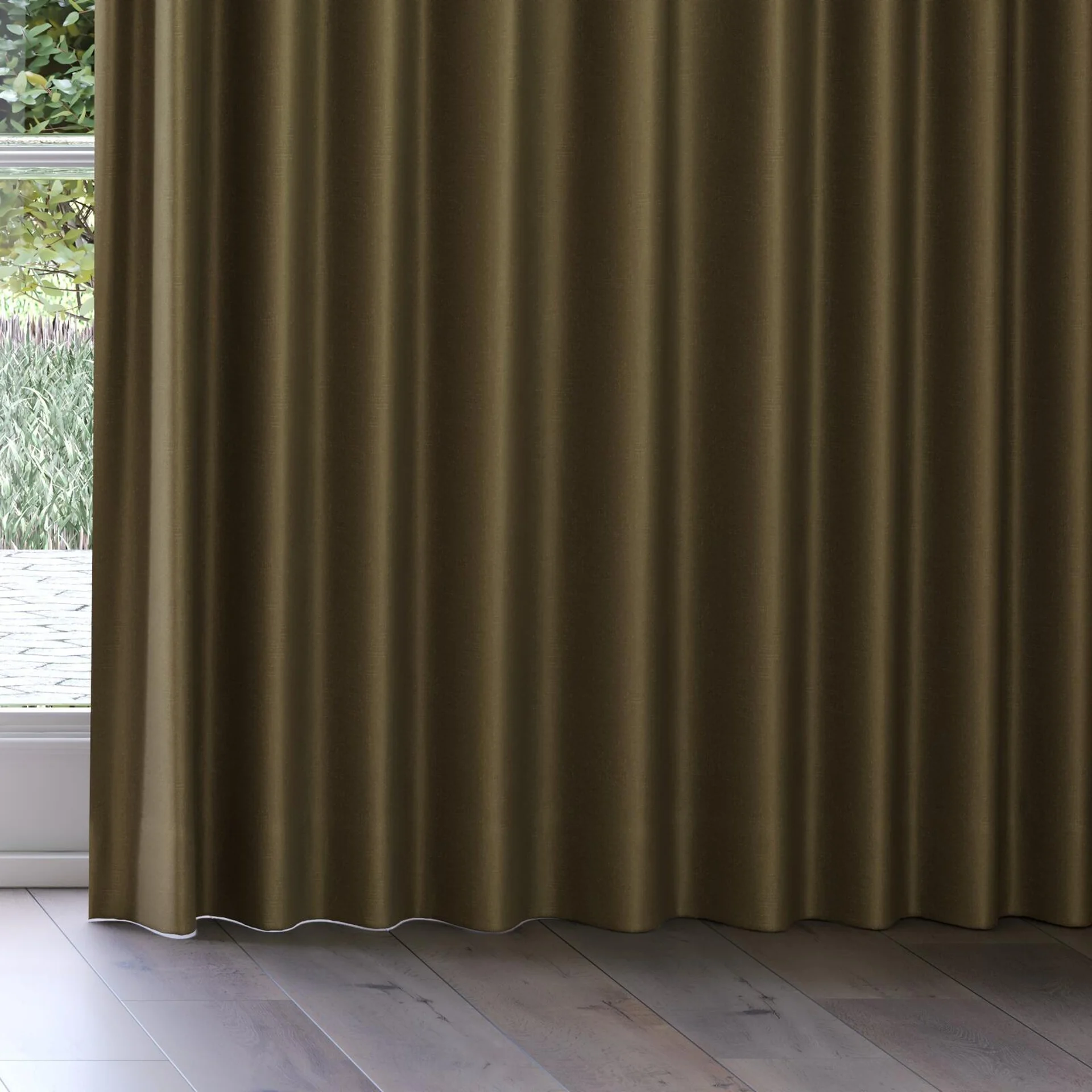 Bottom view of Banksia Kombu, on curtain rail